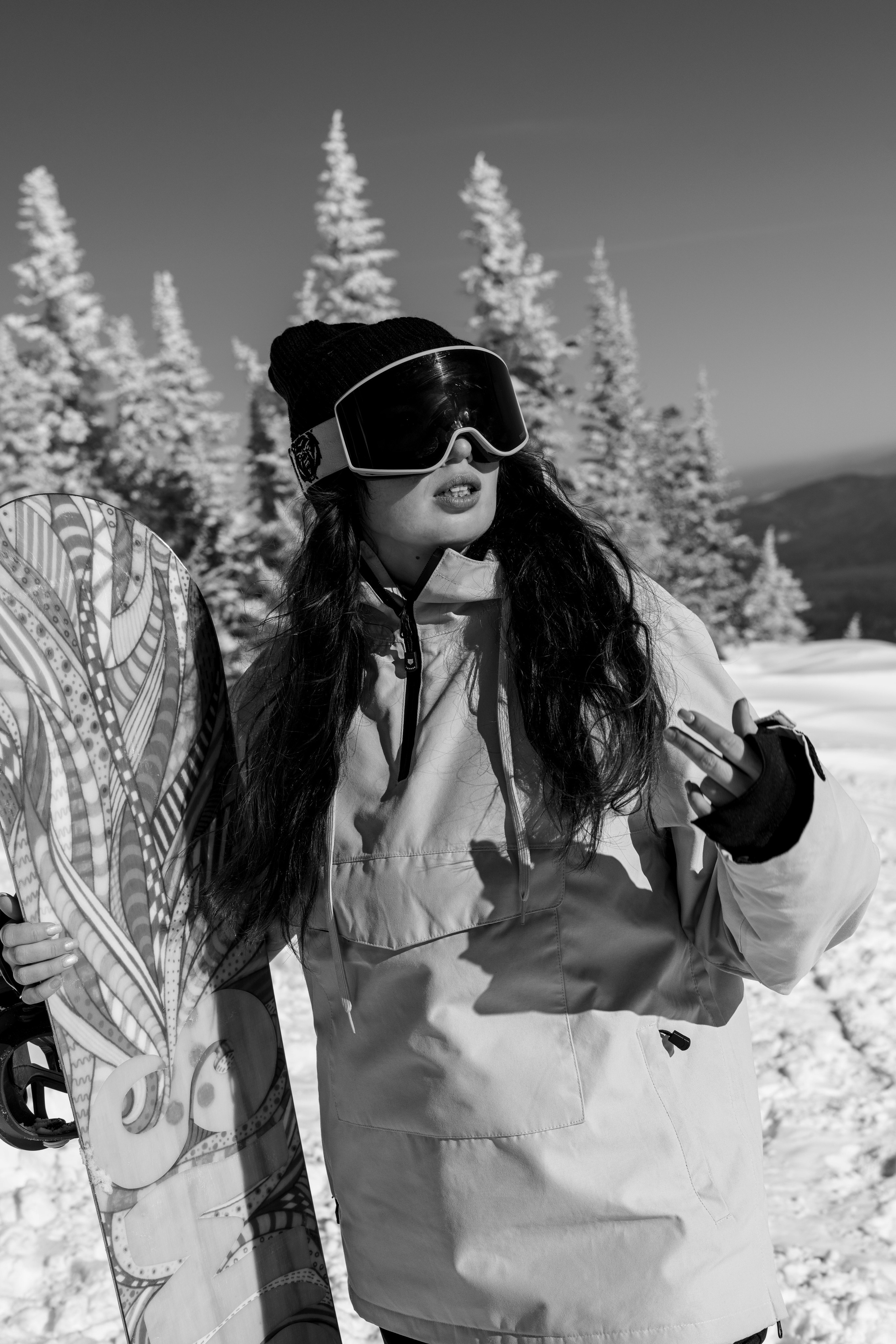 Фотосессия на вершине. Анастасия Паршукова — фотограф Шерегеш Новосибирск