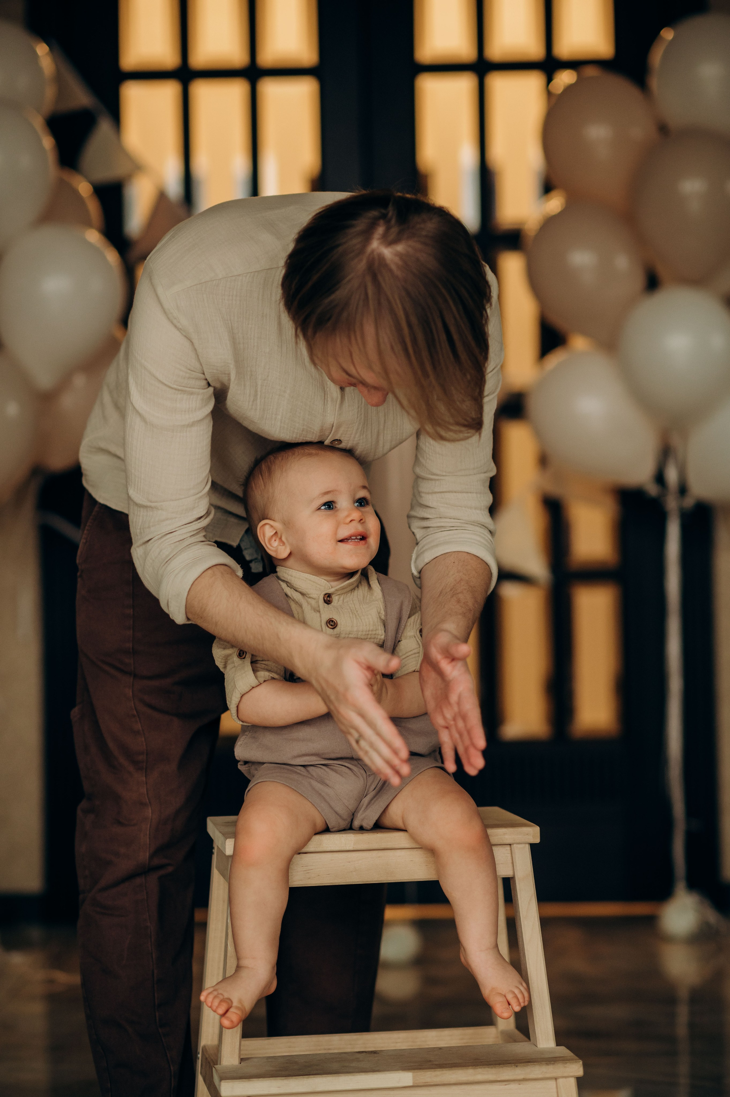 Домашняя фотосессия на годик. Семейный фотограф в Домодедово и Москве Елена Пичугина