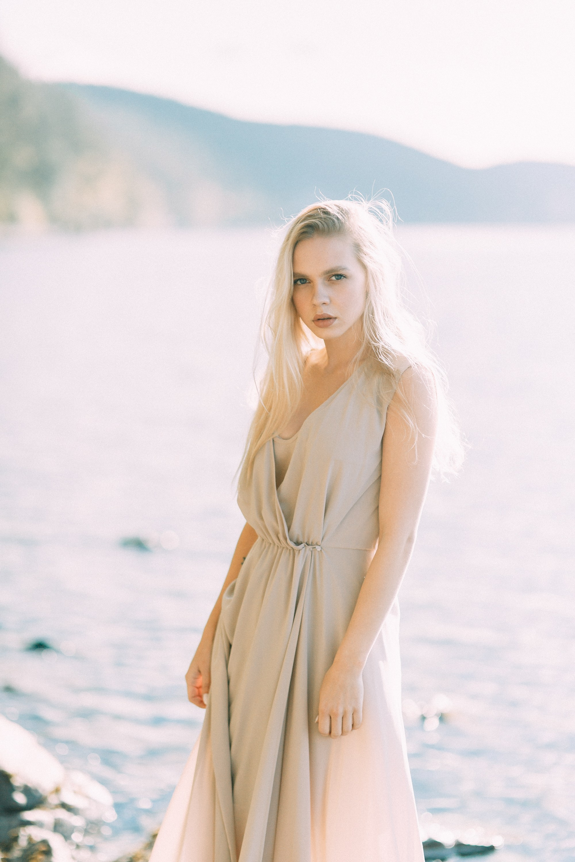 Закатная съемка на озере Тургояк