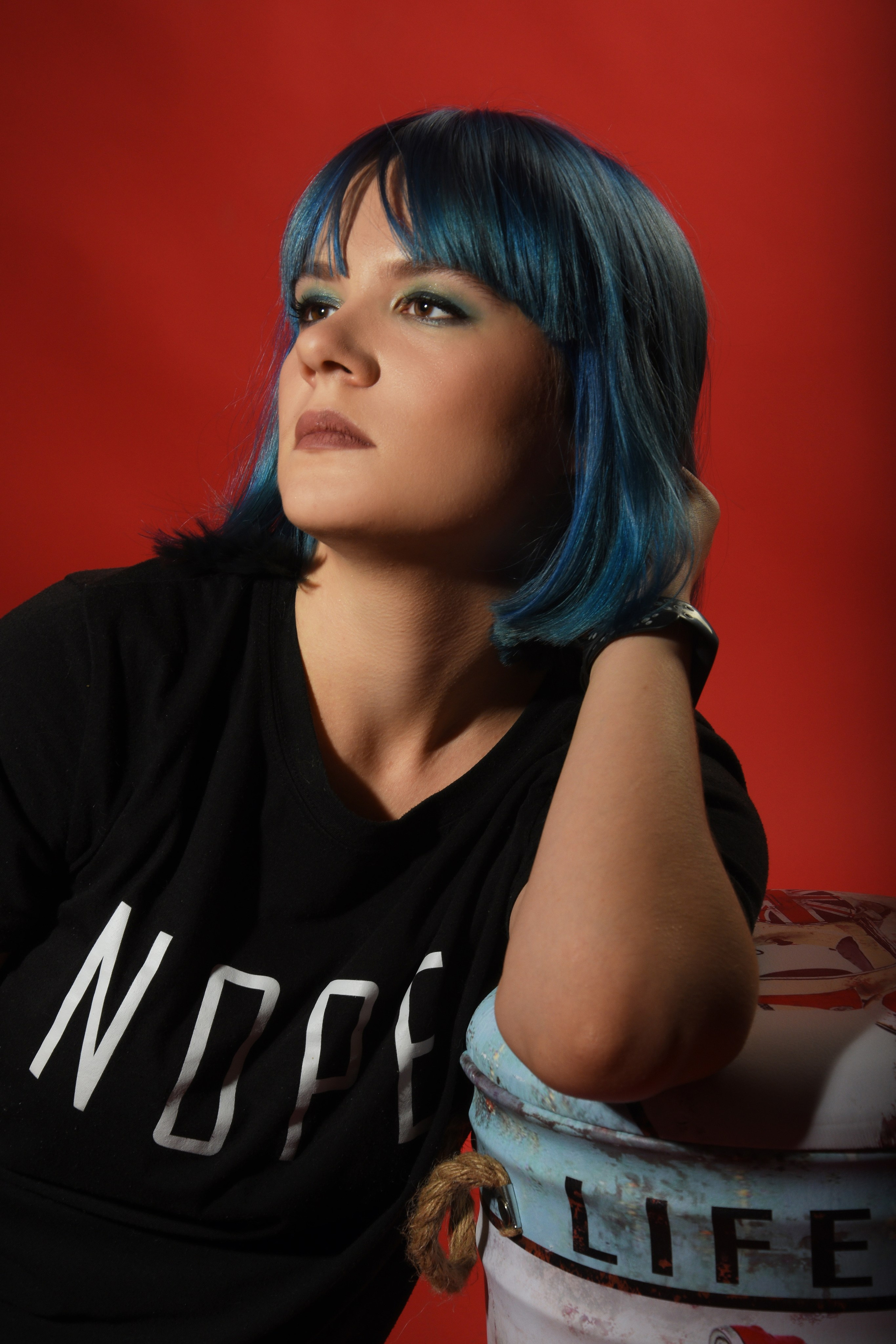 Blue hair. Фотограф Сергей Феденко