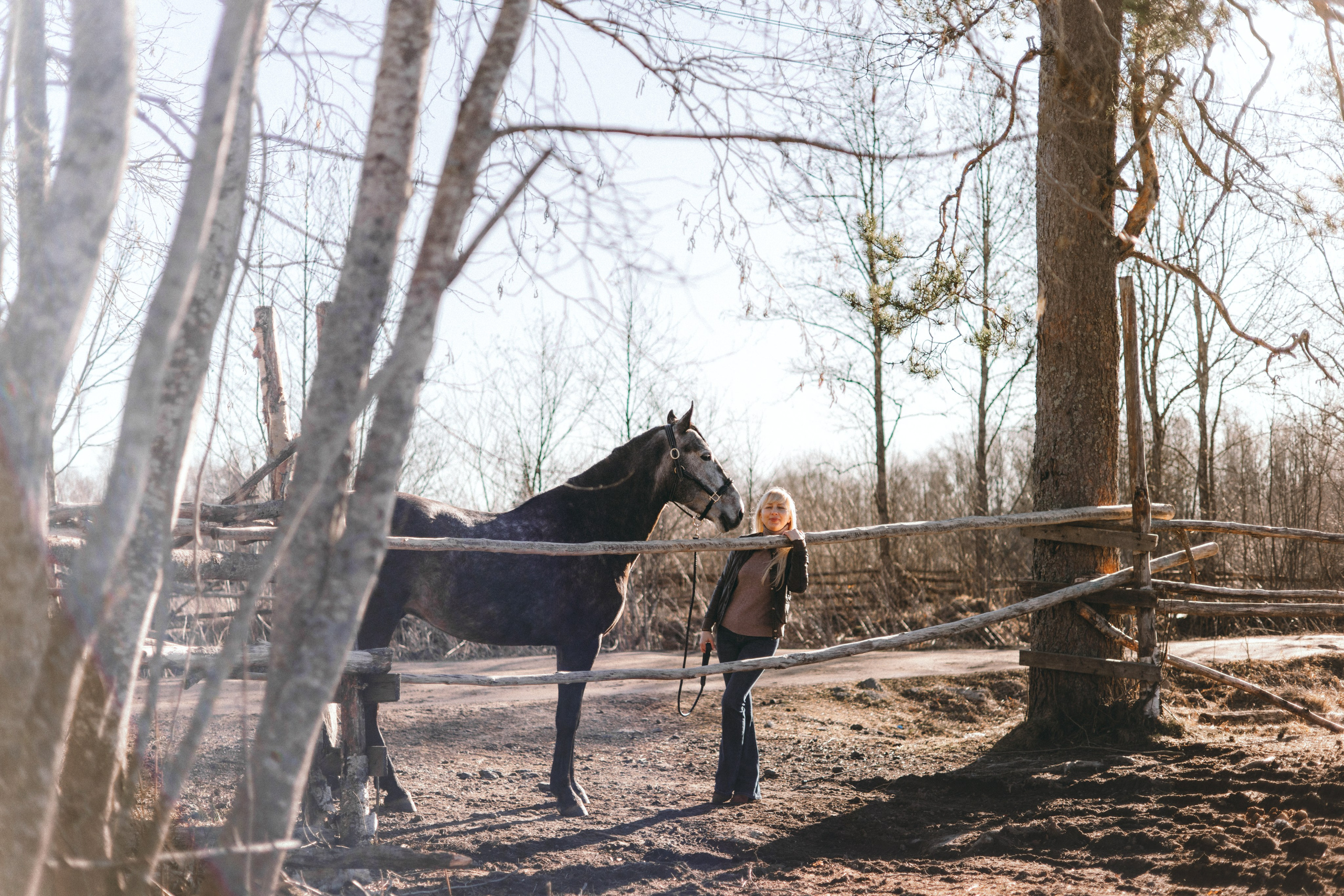 Ирина и Командор. Фотограф анималист Осипчикова Мария