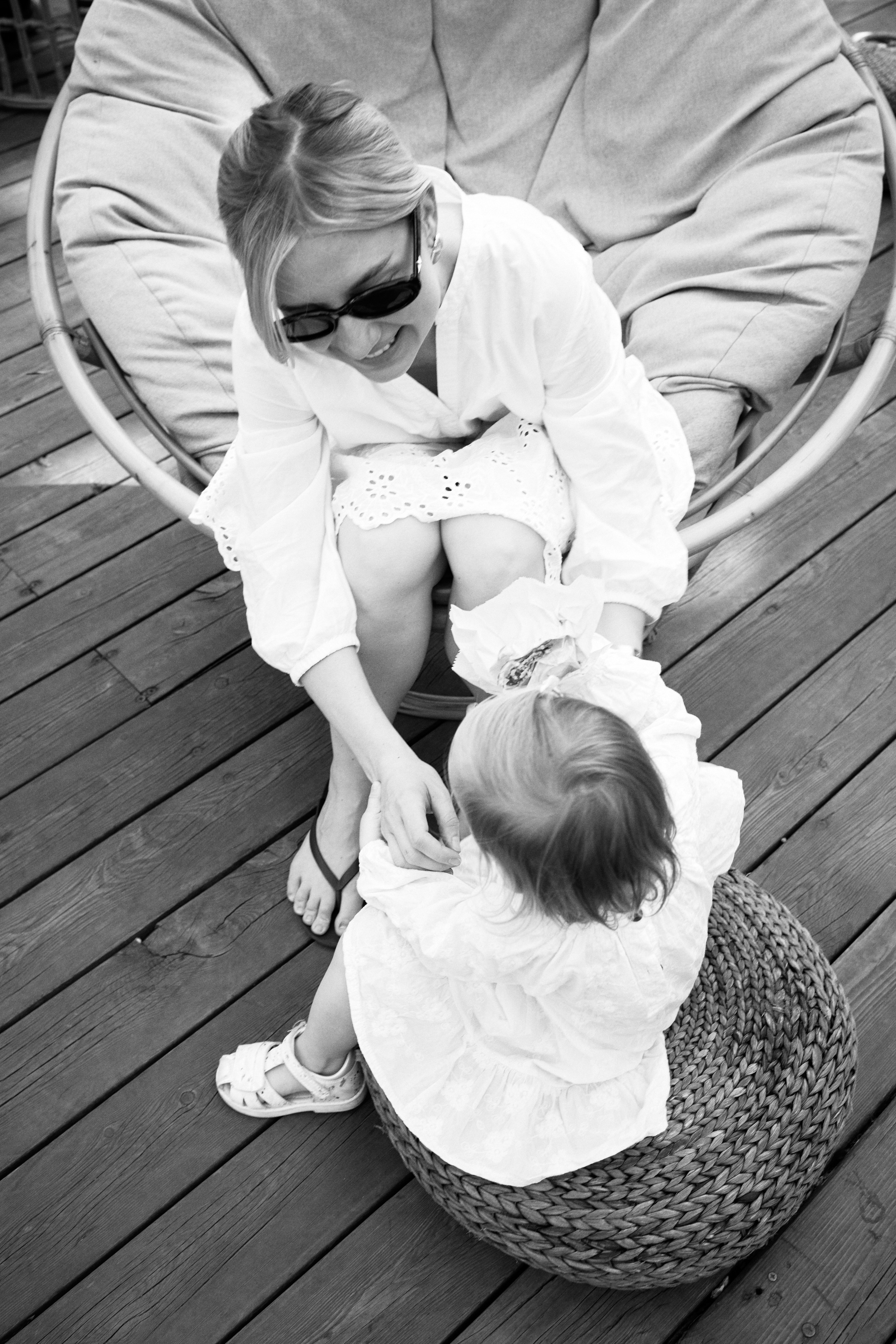 Семейная фотосессия для мамы и дочки 