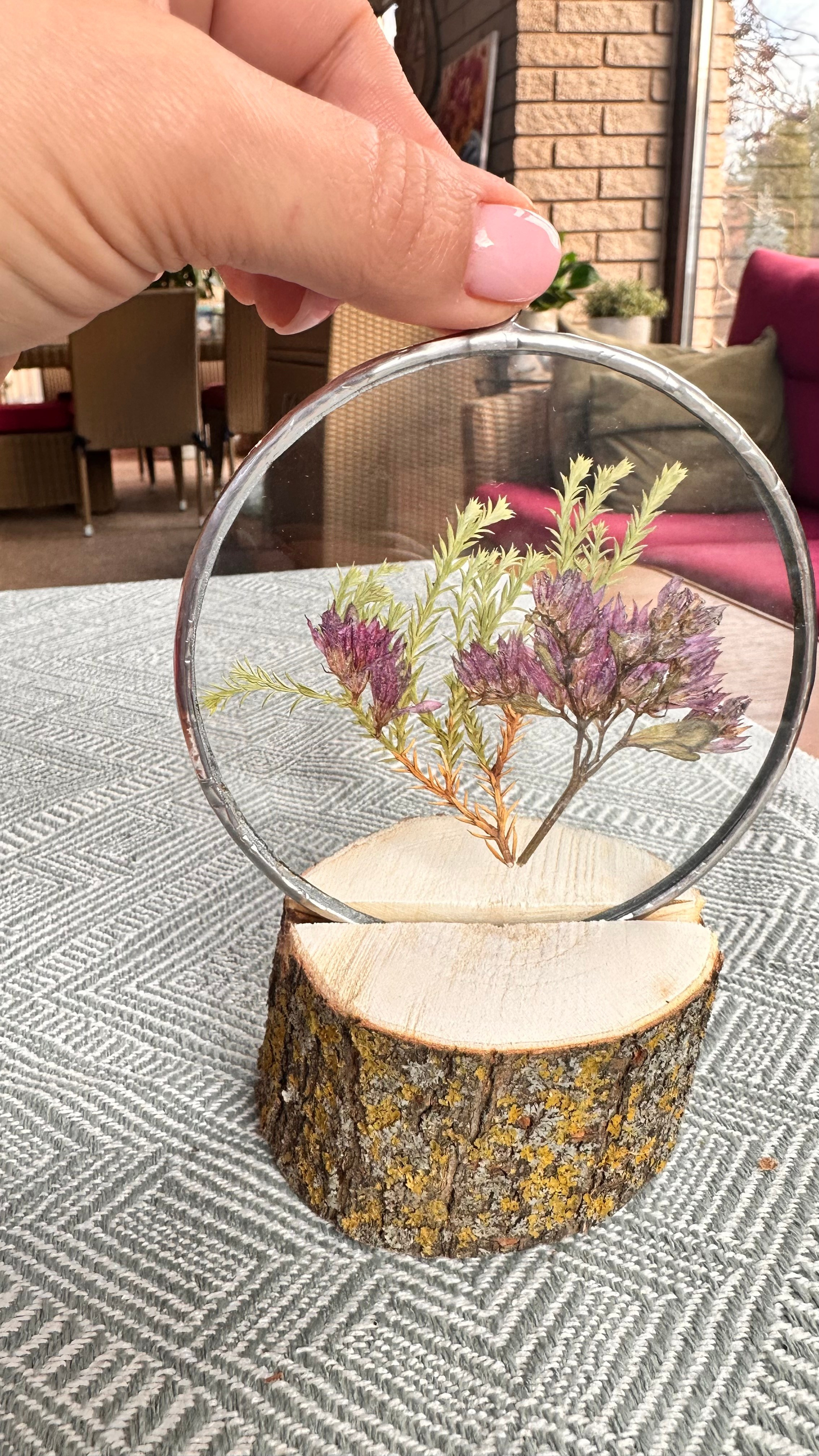 Витражи в наличии. Оформляю пространства. Витражи с сухоцветами в технике Тиффани