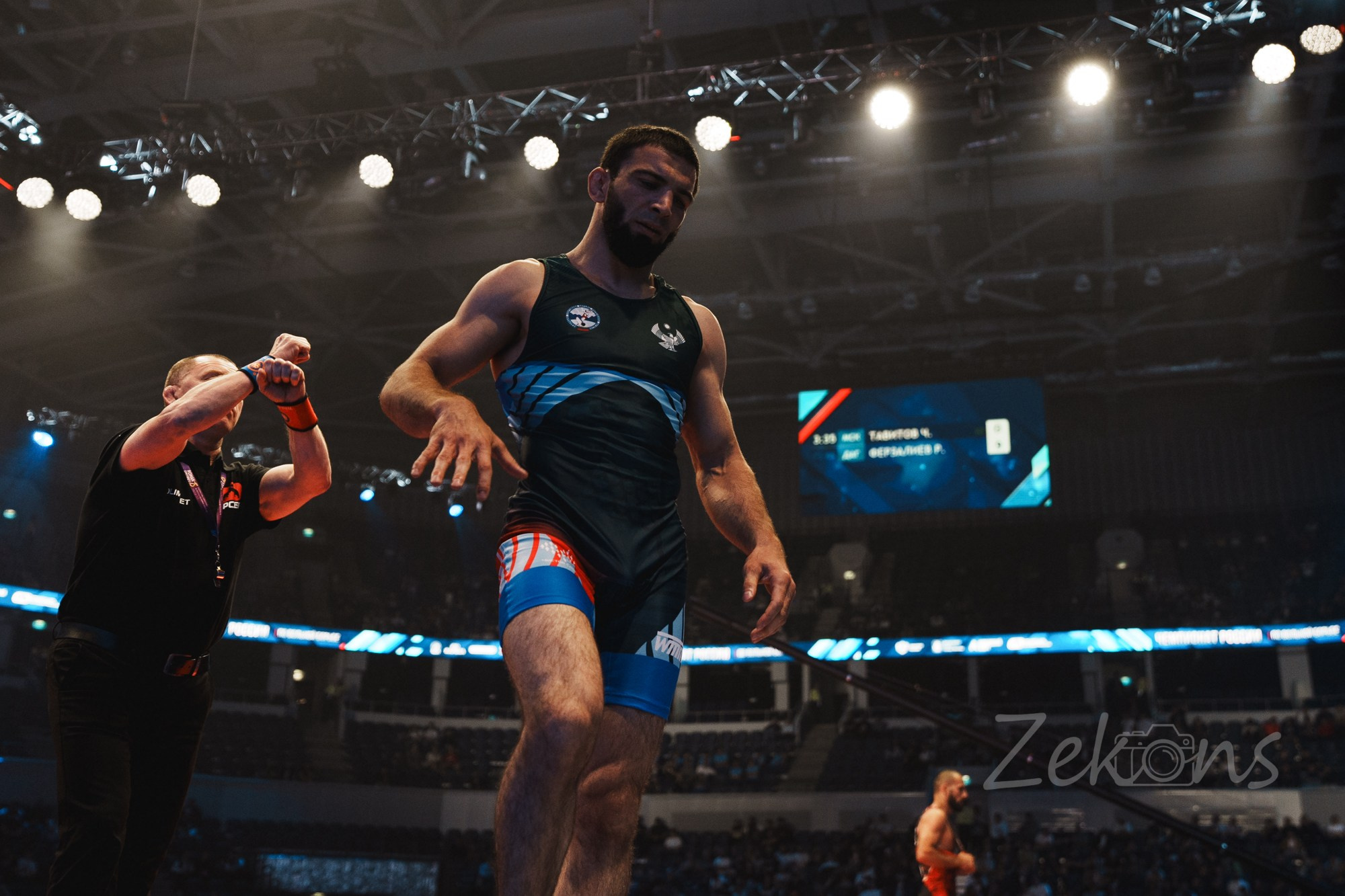 Чемпионат России по вольной борьбе 2025 (Москва). Zekons. Фото, видео, нейросети