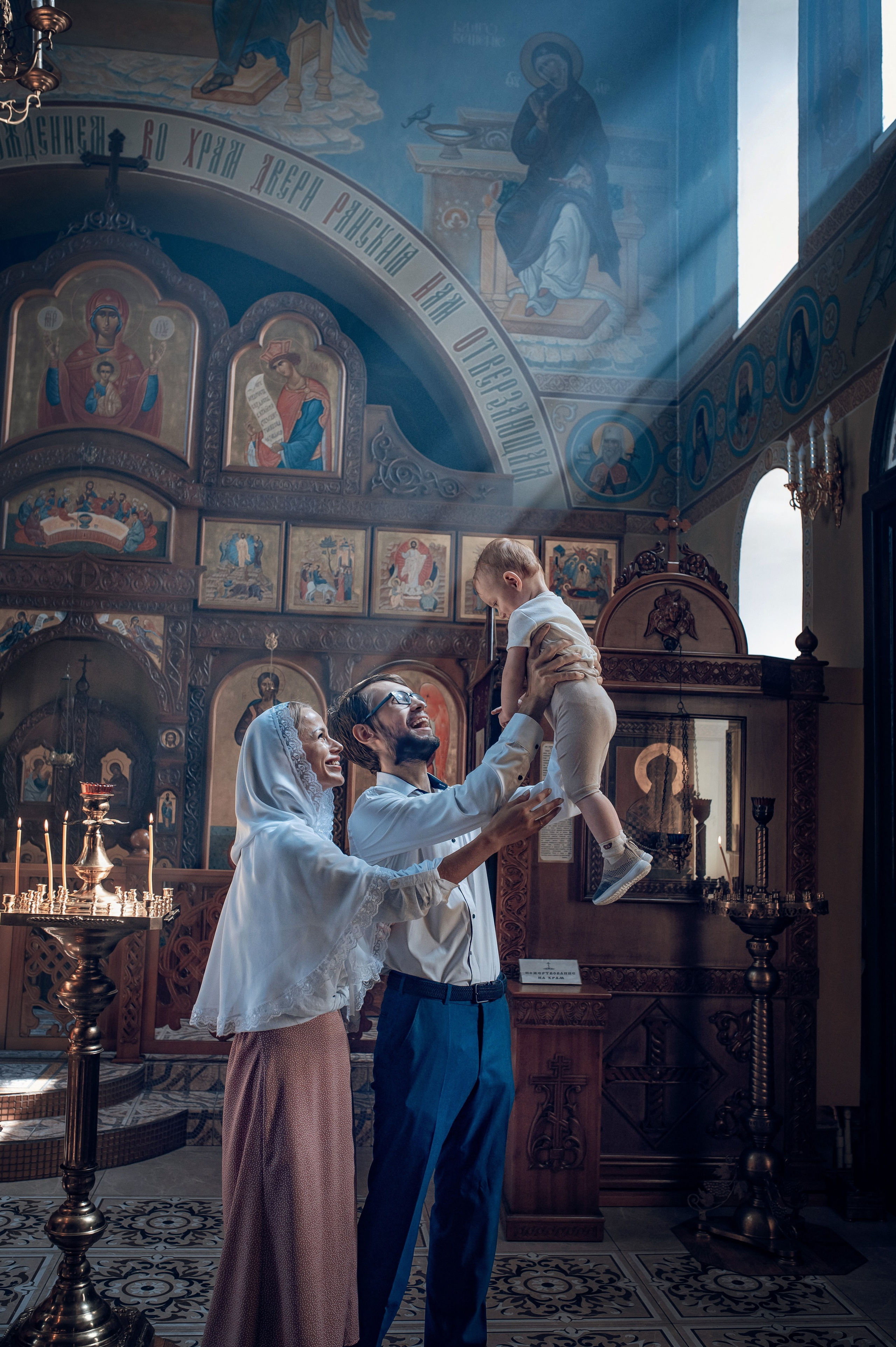 Съемка крещения в Красноярске. Фотографы крещения/венчания  Красноярск Татьяна и Вячеслав Переваловы