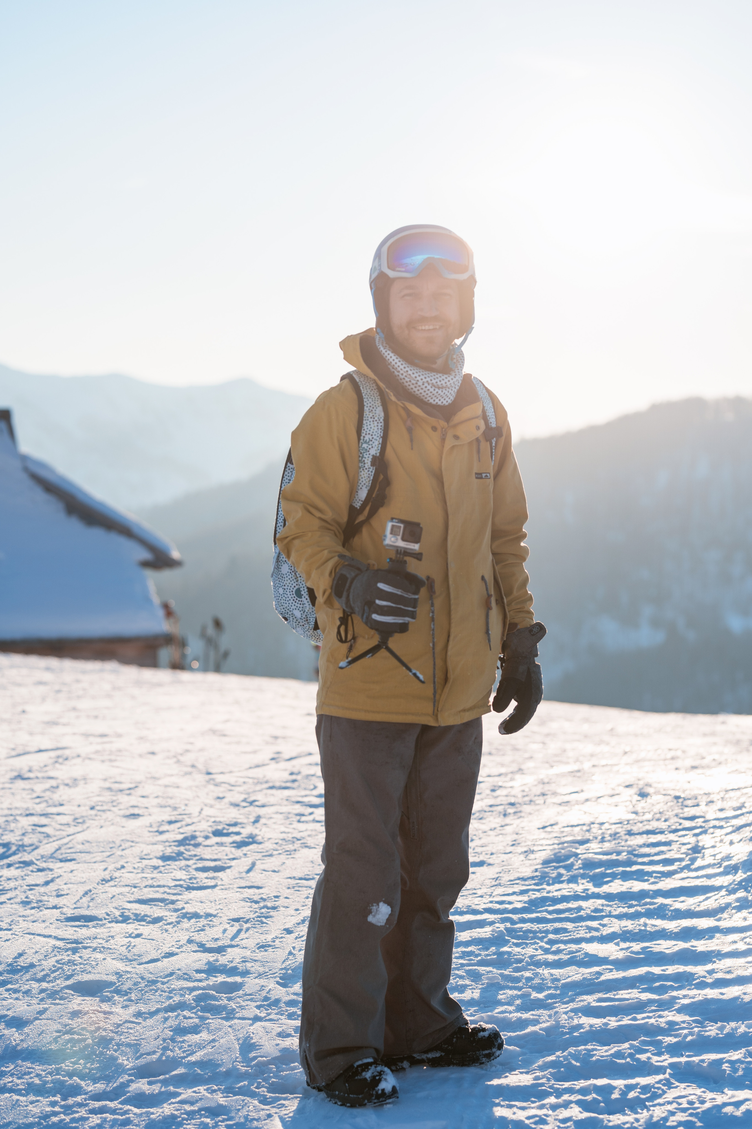 Family snowboarders photoshoot. Kate Khaldeeva photographer in Saratov