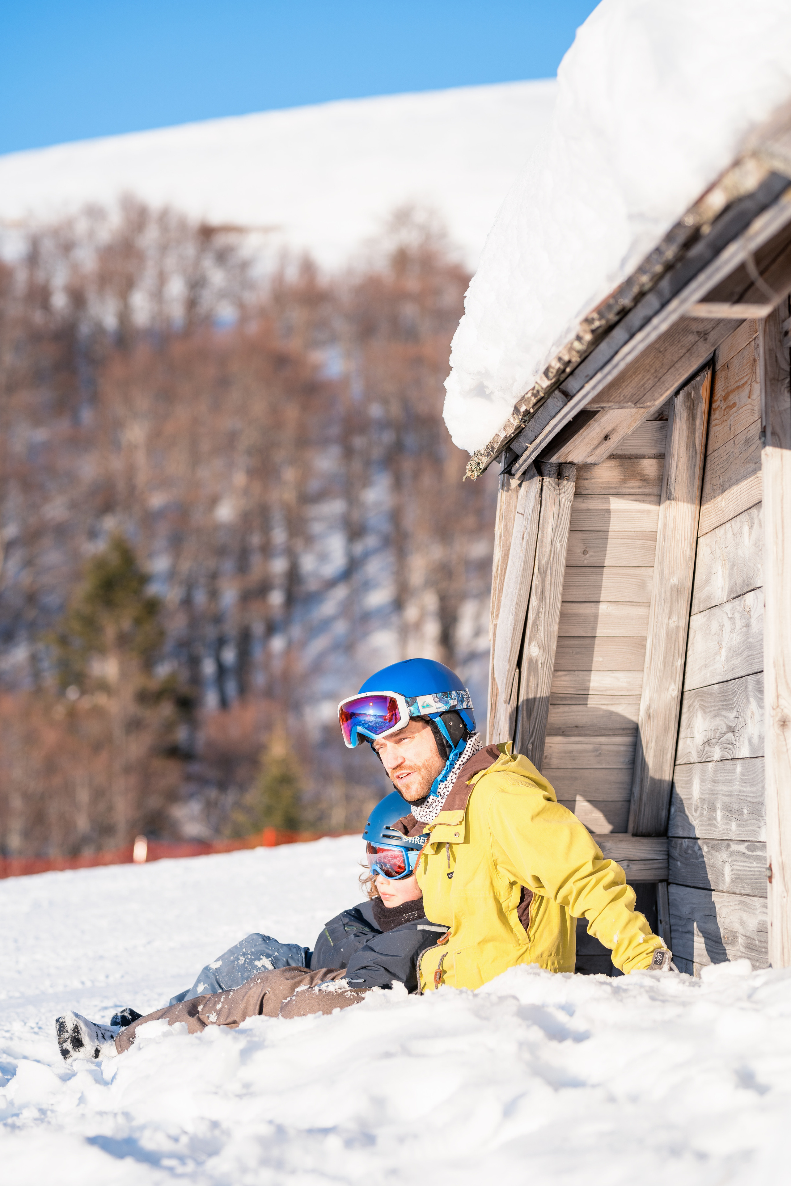 Family snowboarders photoshoot. Kate Khaldeeva photographer in Saratov