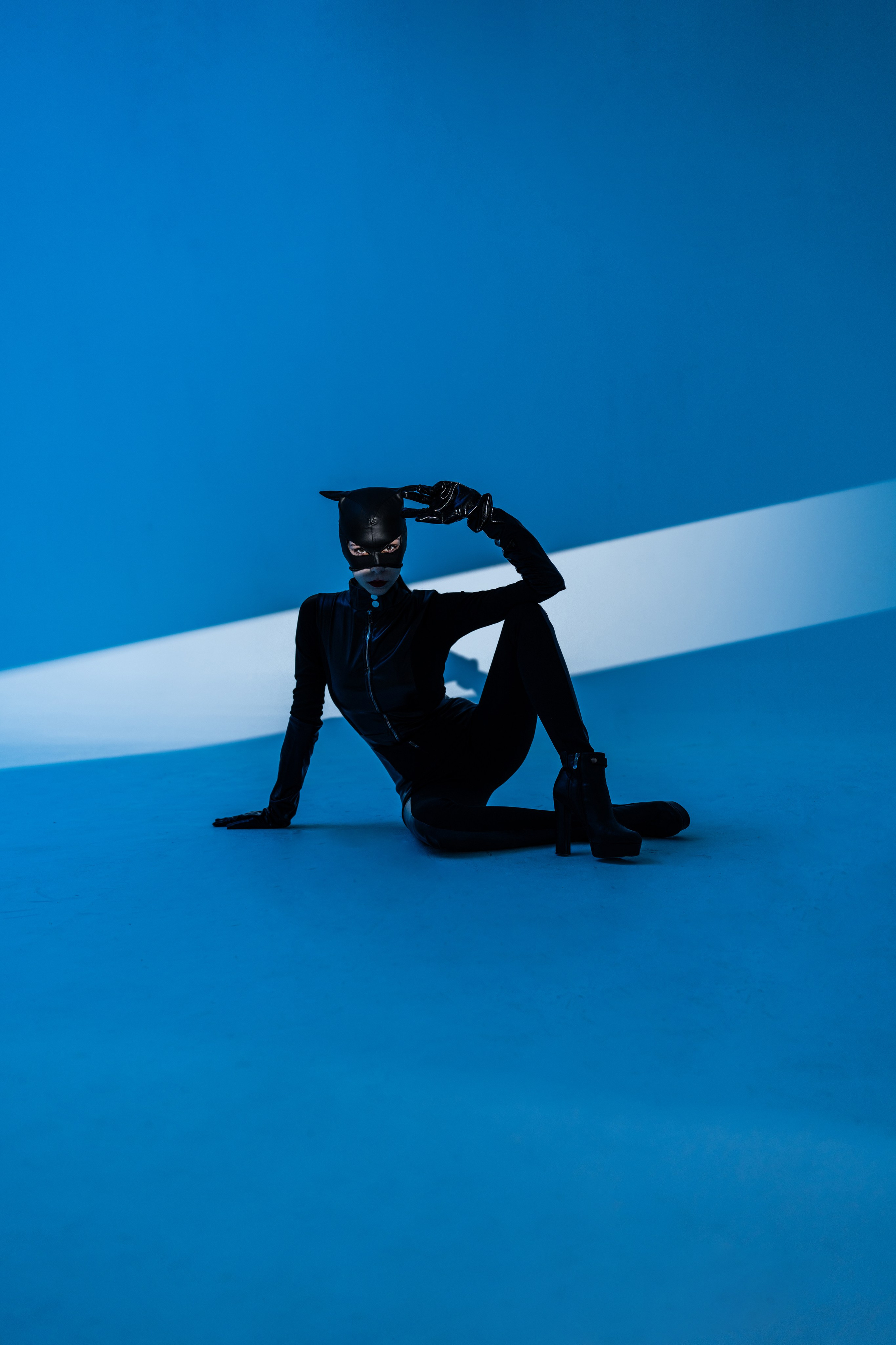 Женщина кошка. Модель Камилла. Свадебный и индивидуальный фотограф Аля Мамакова