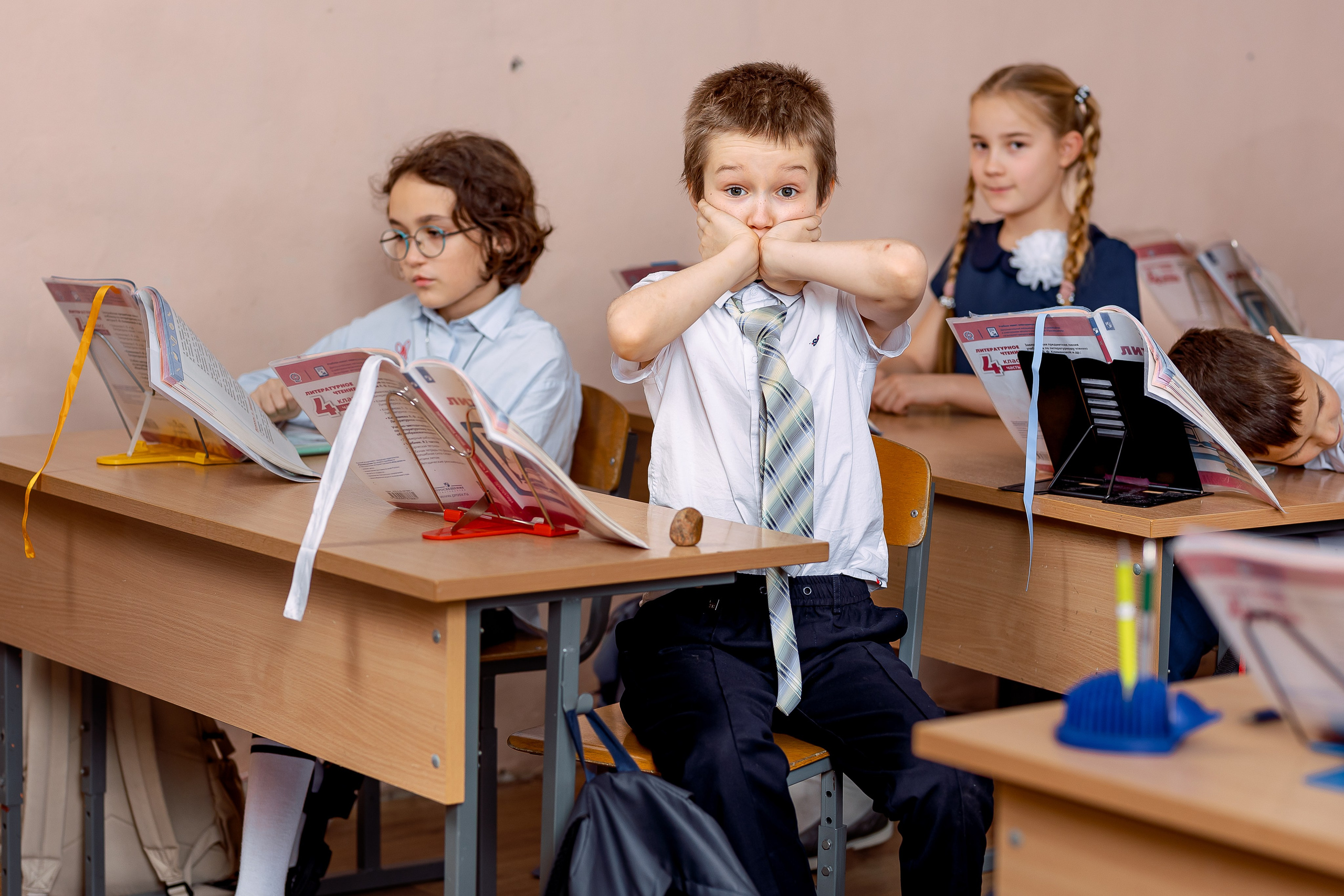 Репортаж на уроках. Семейный и детский фотограф Комина Елена, Власиха, Одинцово