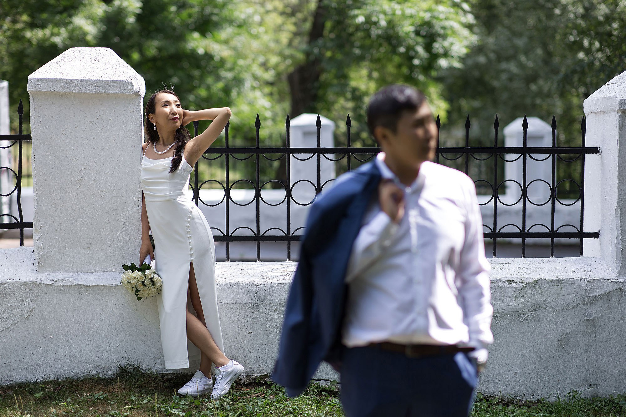 Прогулка, фотосессия жениха и невесты. Свадебная съемка. Фотограф в Москве Валерий Боцман