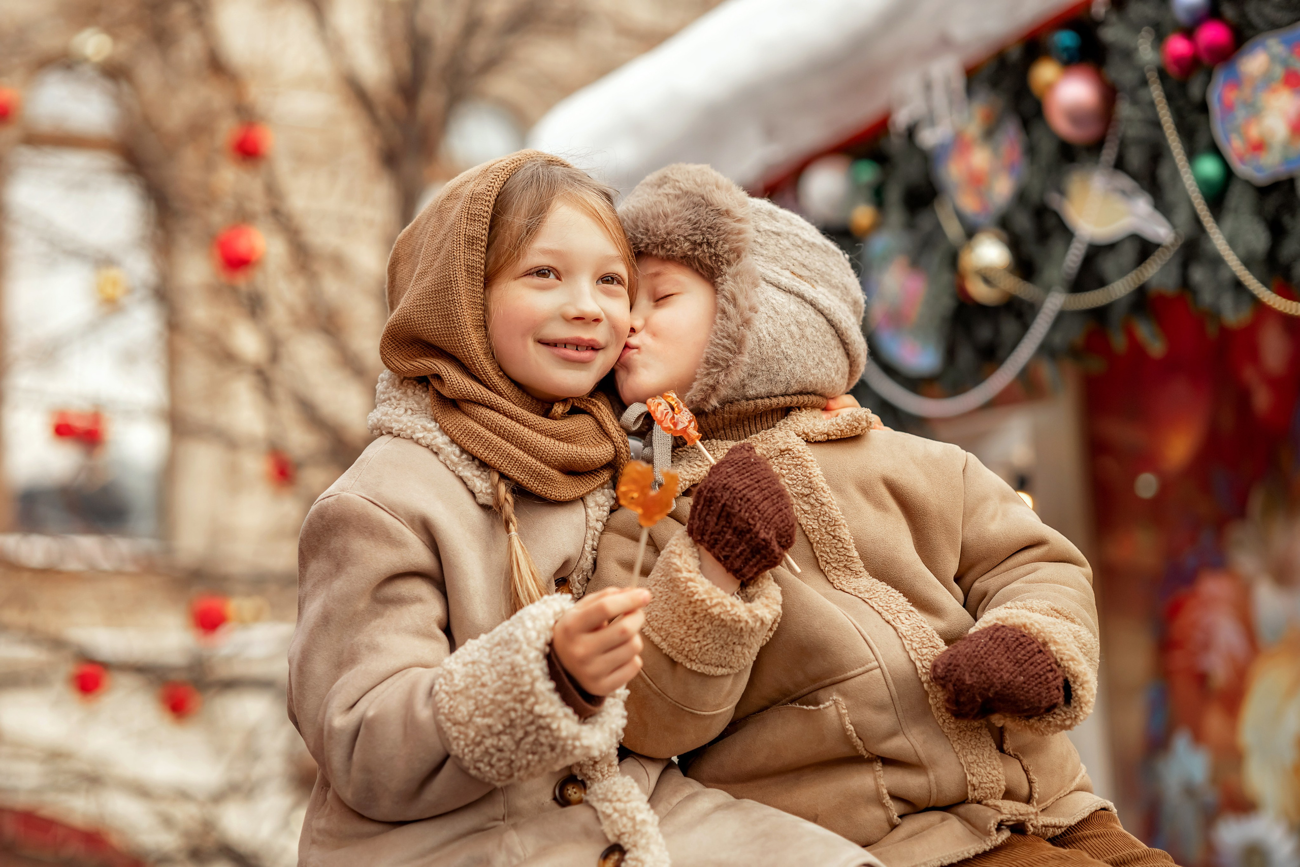 Москва новогодняя. Семейный и детский фотограф в Москве Анна Чертополох
