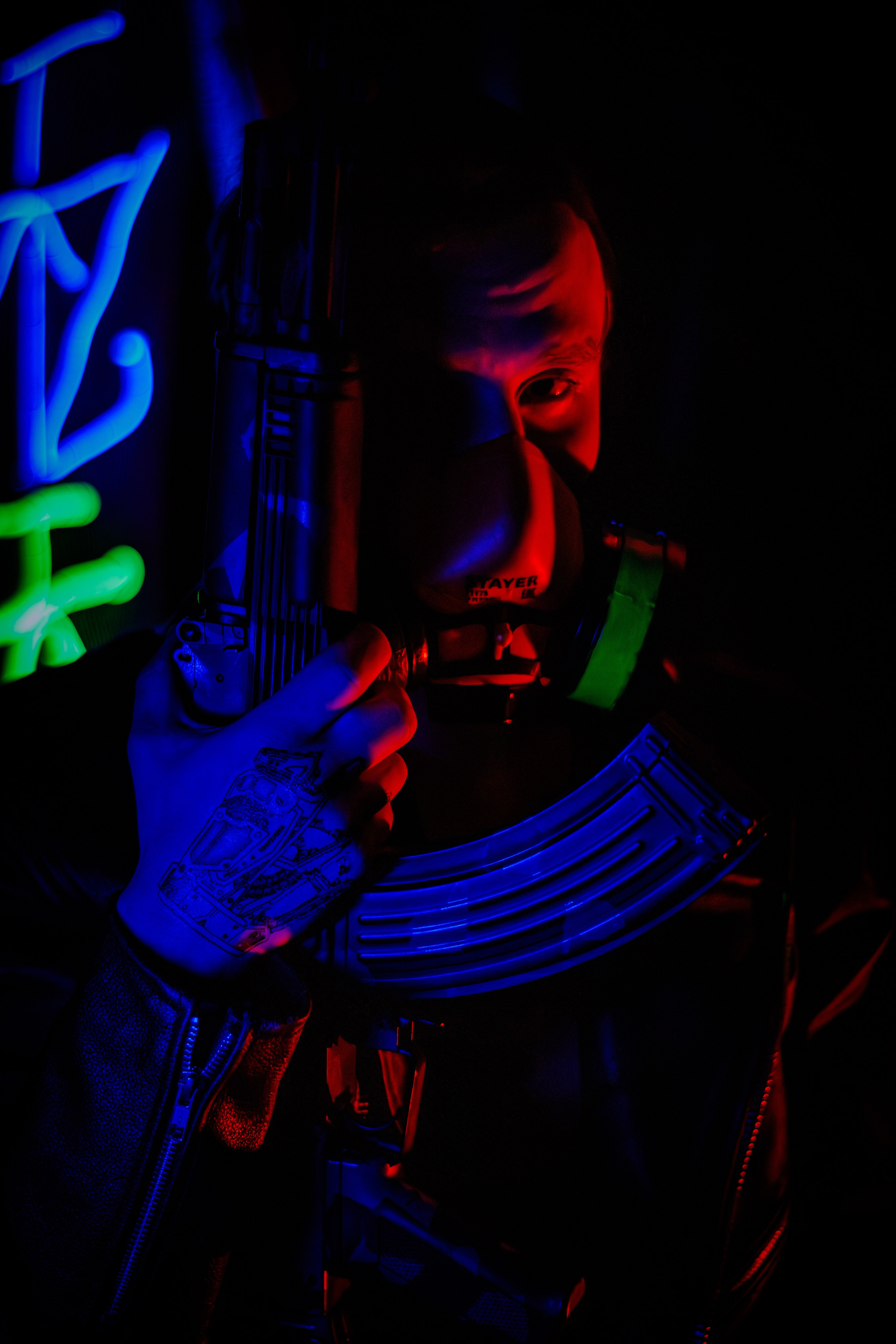 Фотосъёмка в стиле Киберпанк. Фотограф в Южно-Сахалинске Гусаков Евгений