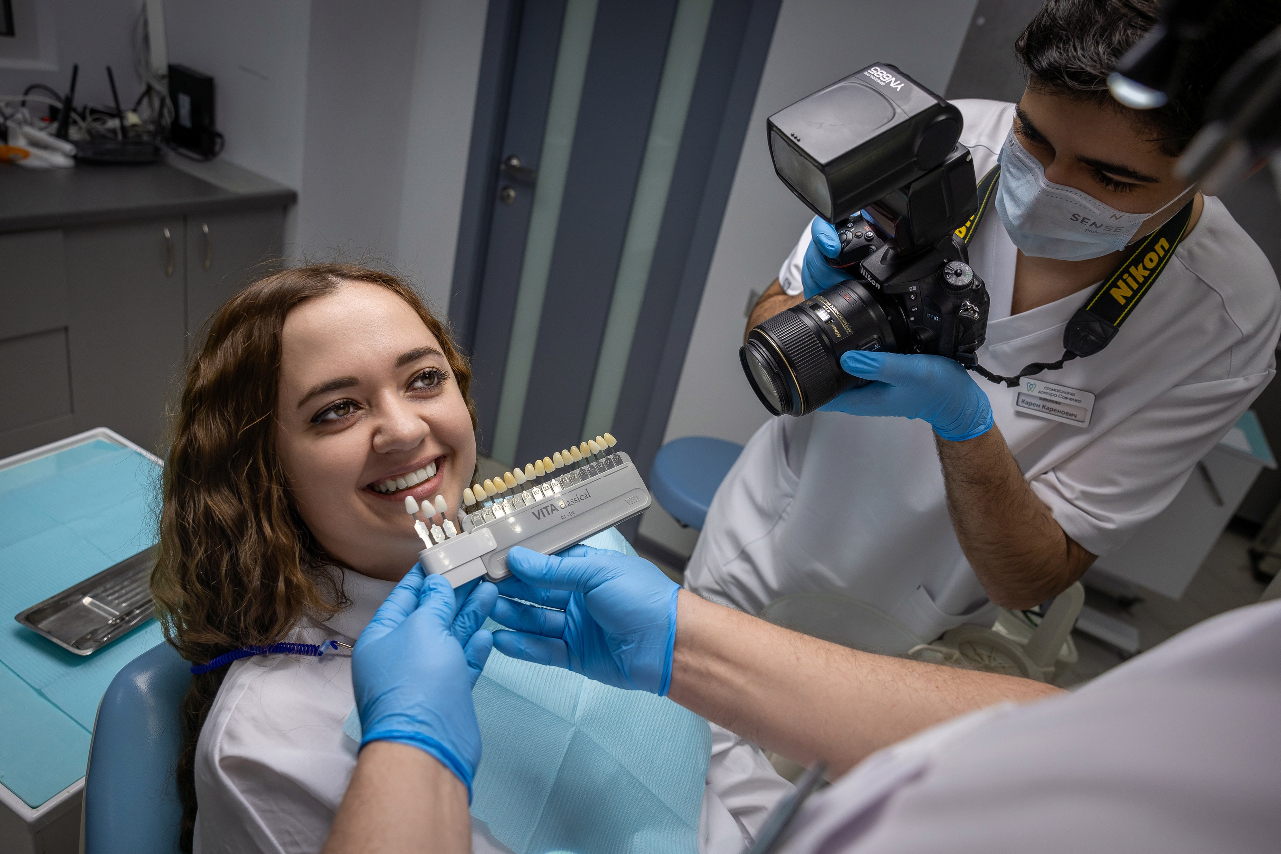 Съемка контента для стоматологии, фото сотрудников, интерьер. Свадебная, репортажная и бизнес съёмка в Ростове-на-Дону