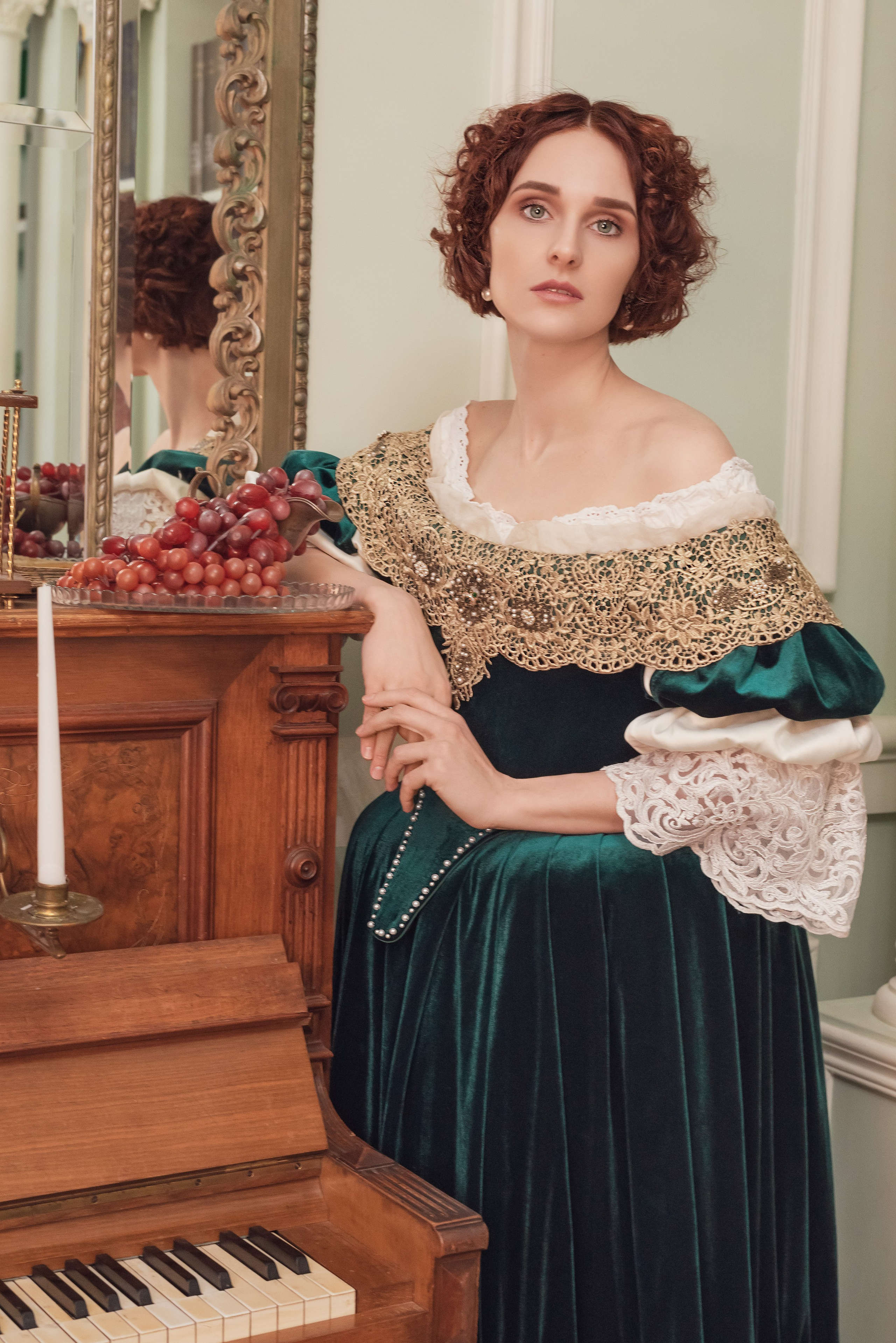 Съёмка барокко. Фотограф, ретушёр, графический дизайнер в Петербурге Борякина Настя