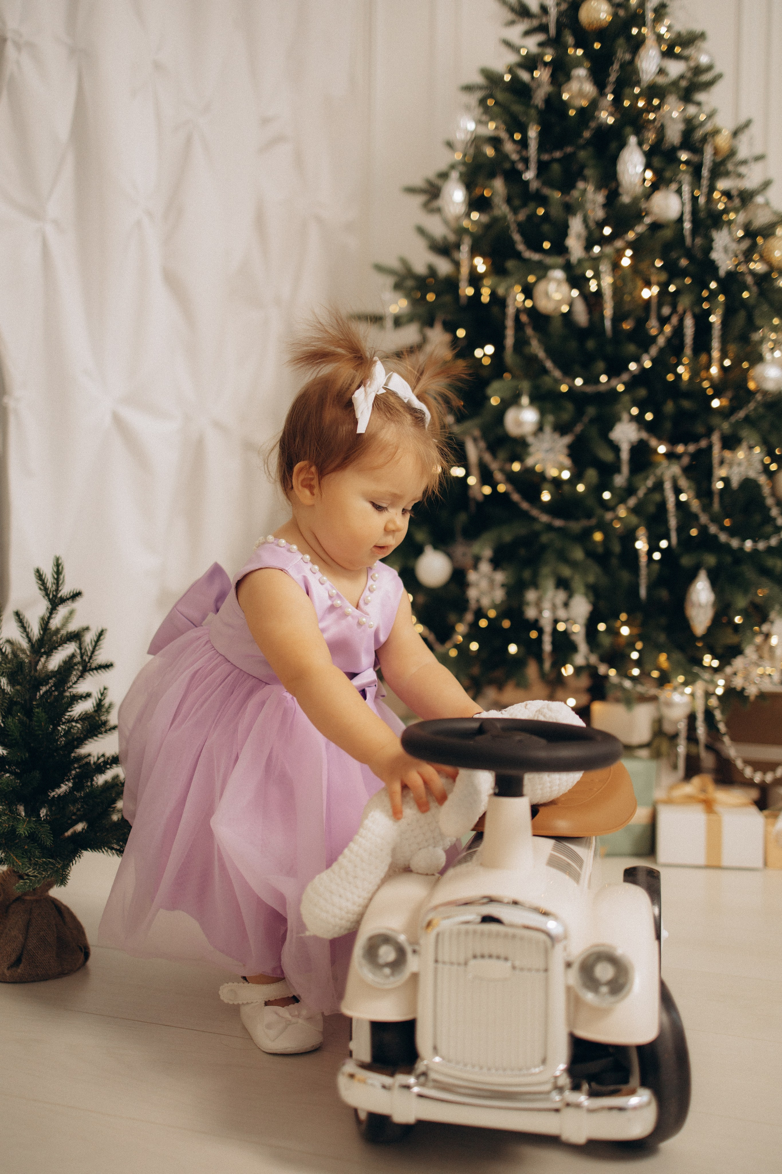 Новый год маленькой Анечки. Семейный фотограф в Москве Анастасия Шалда