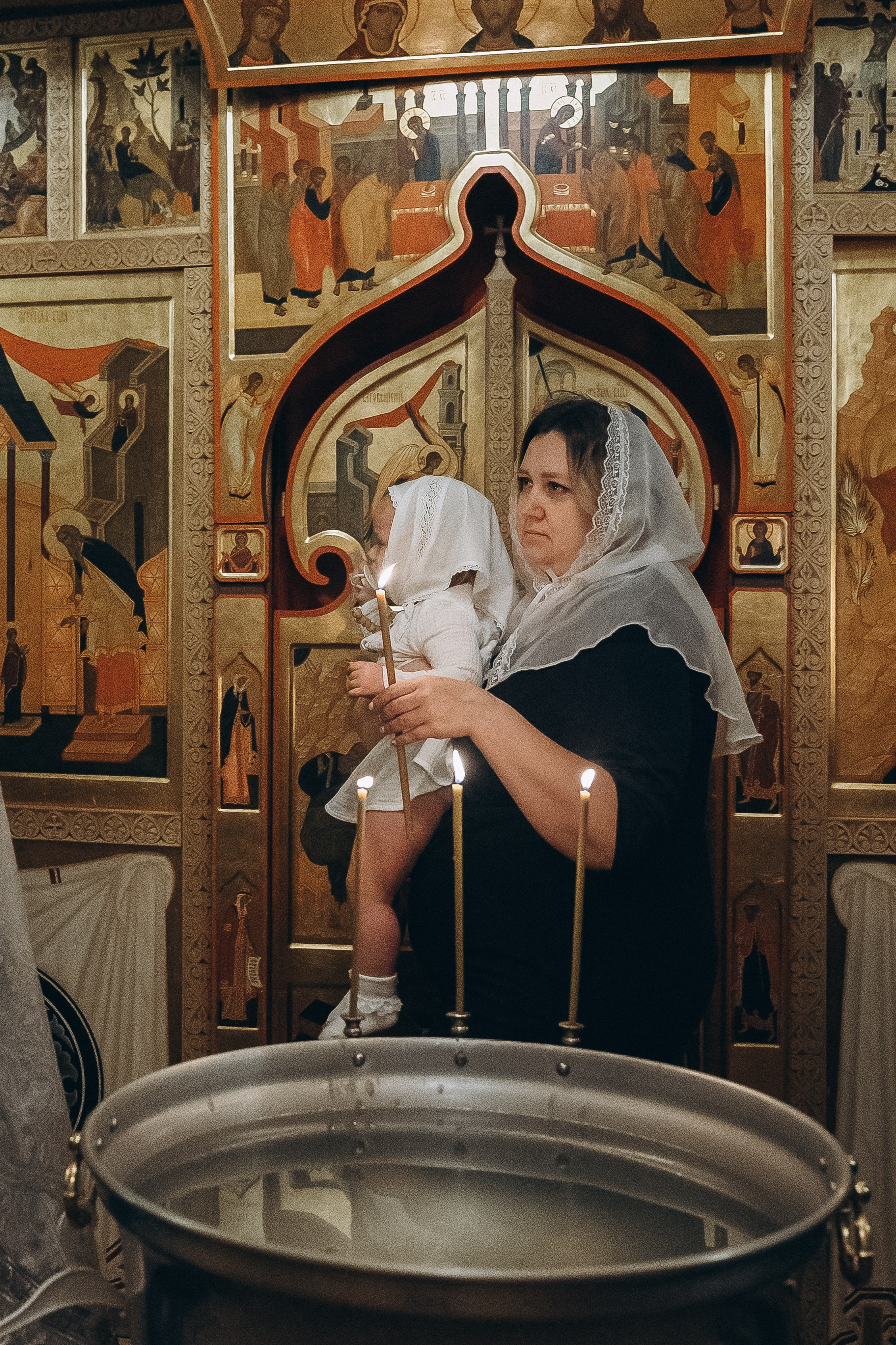 Фотосессия крещения Медведково. Фотограф Ольга Рубцова в Москве и Московской области