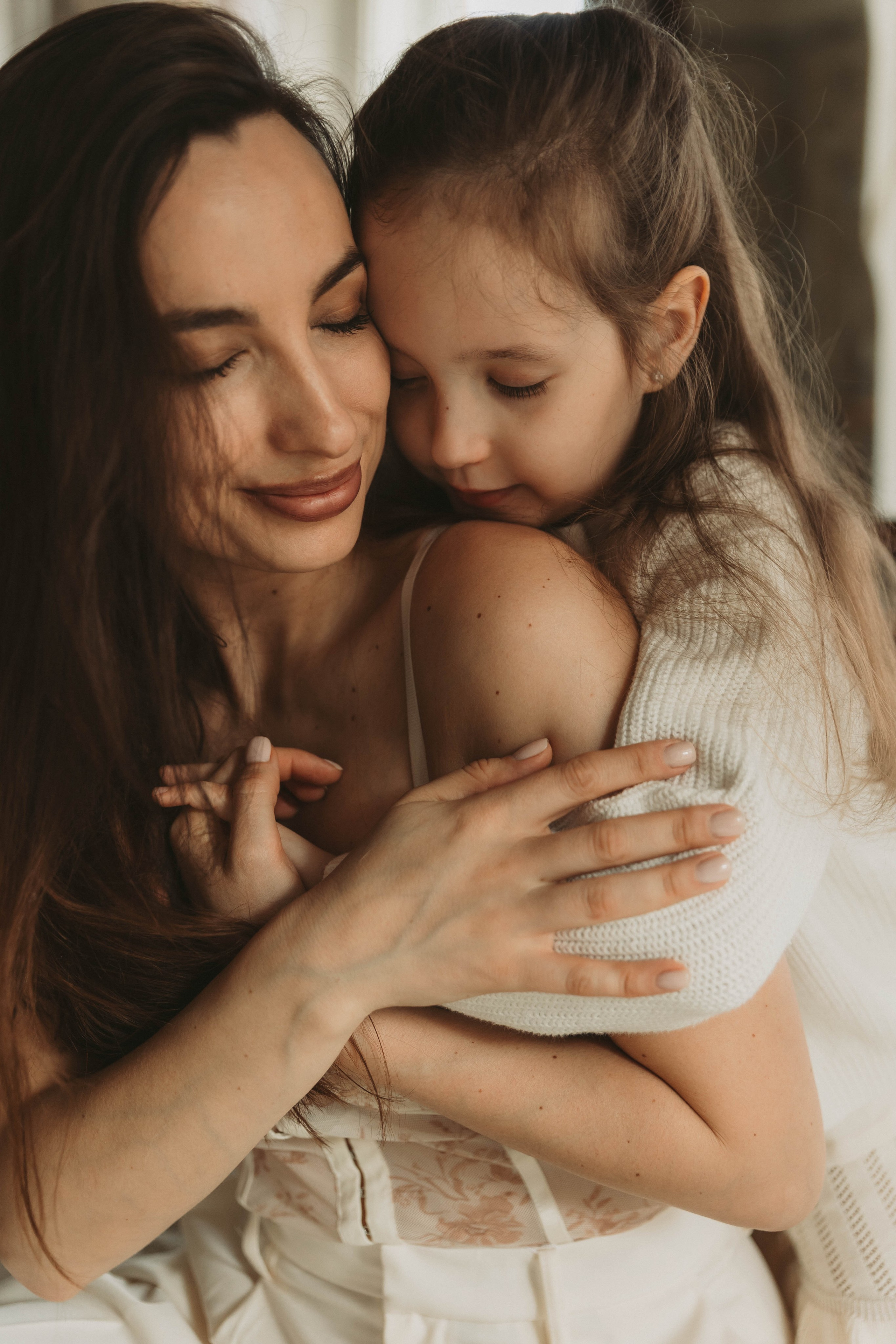 Мама с дочкой