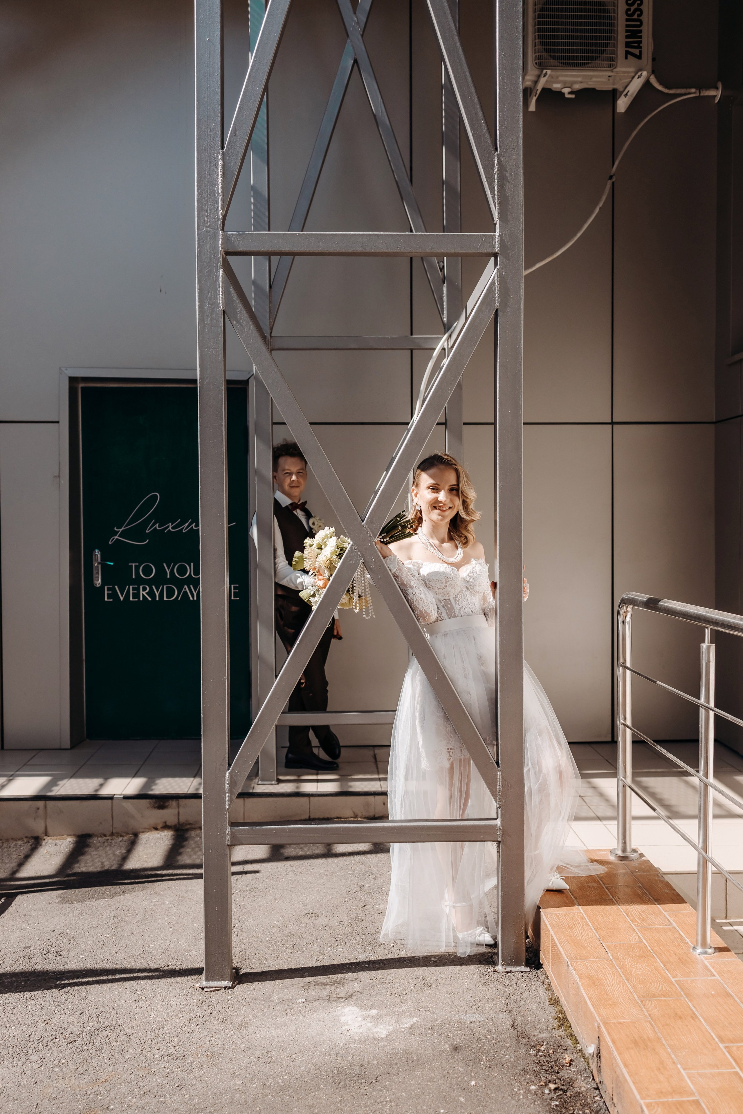 Момент обмена клятвами на церемонии