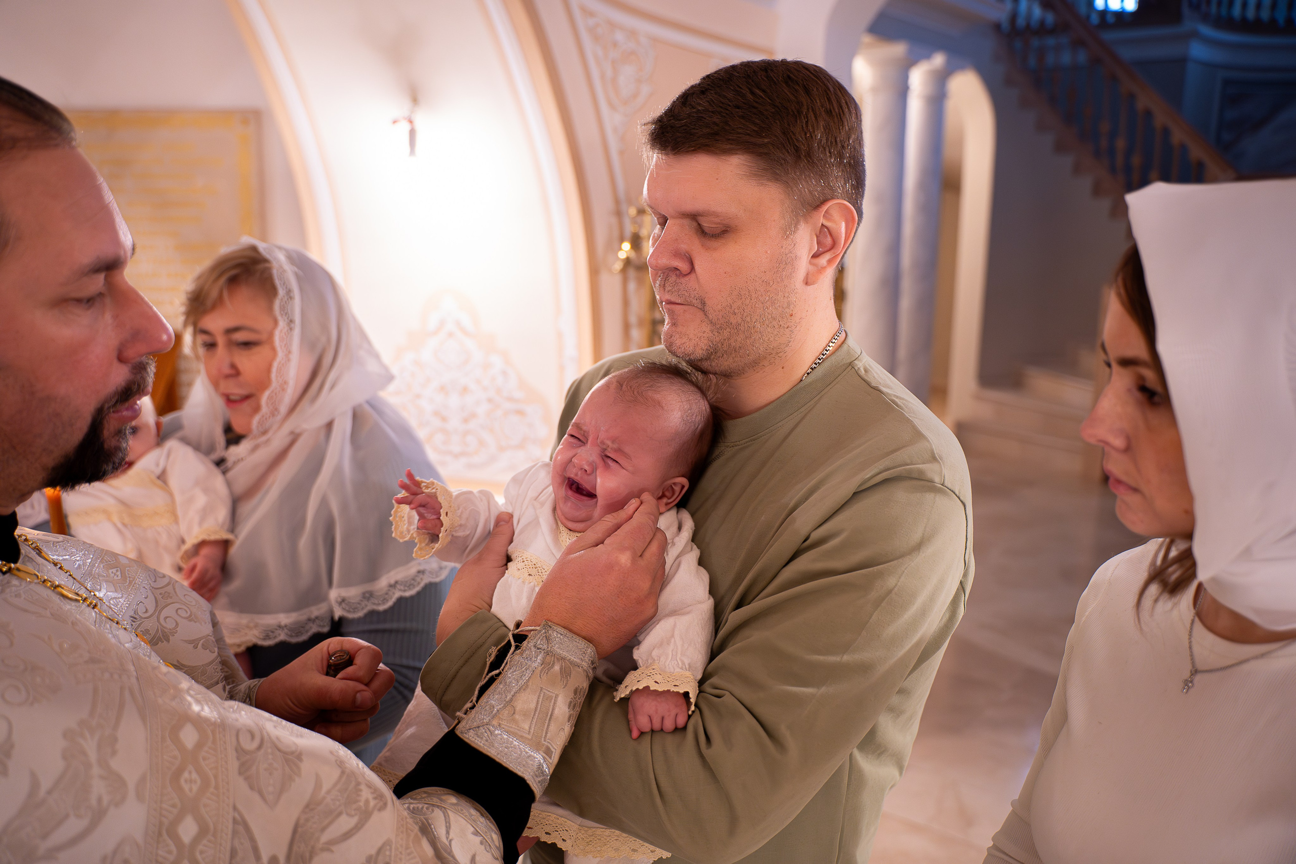 Двойное крещение. Фотограф на роды Москва Ольга Летучева