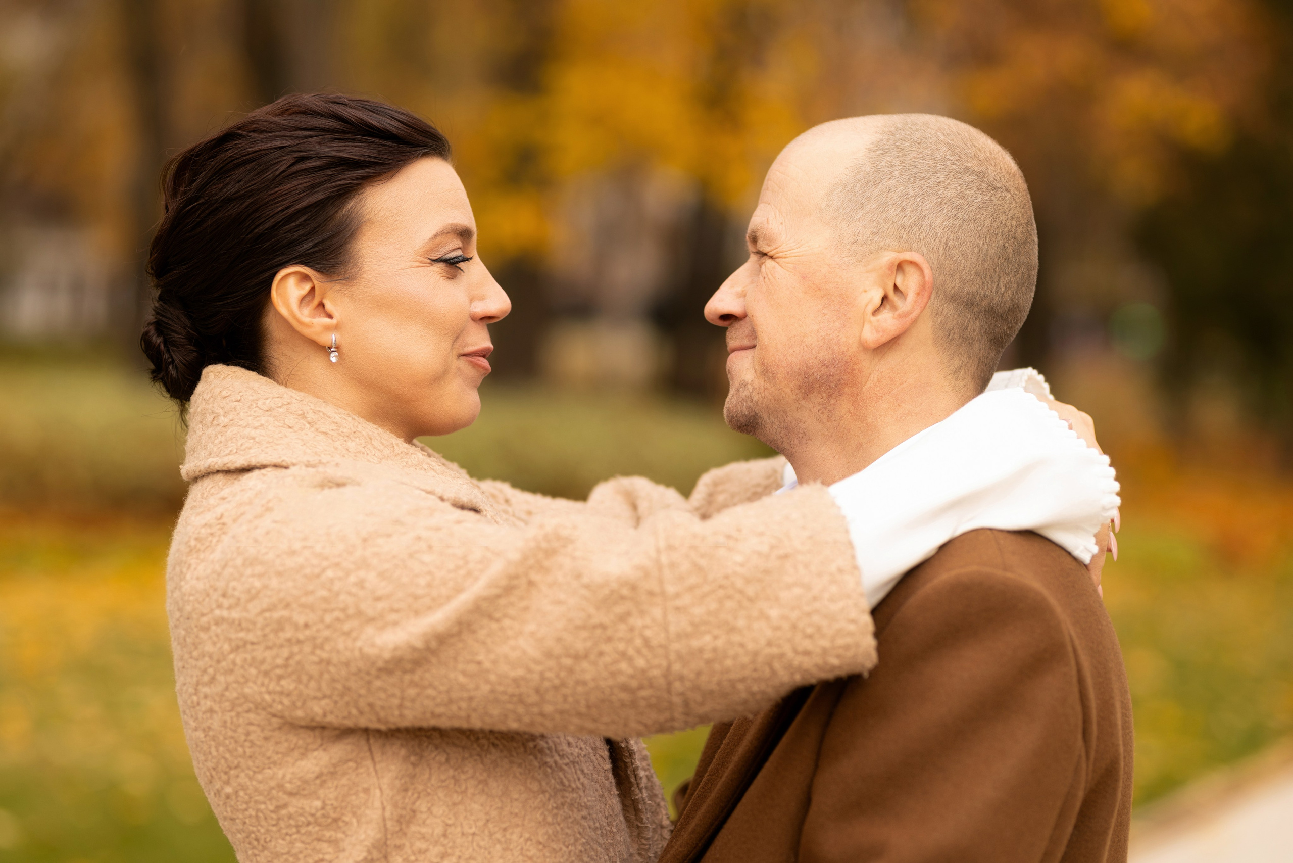 Алексей и Евгения. Свадебная прогулка в позднем октябре. Дмитрий Шульгин, портретный фотограф в Воронеже