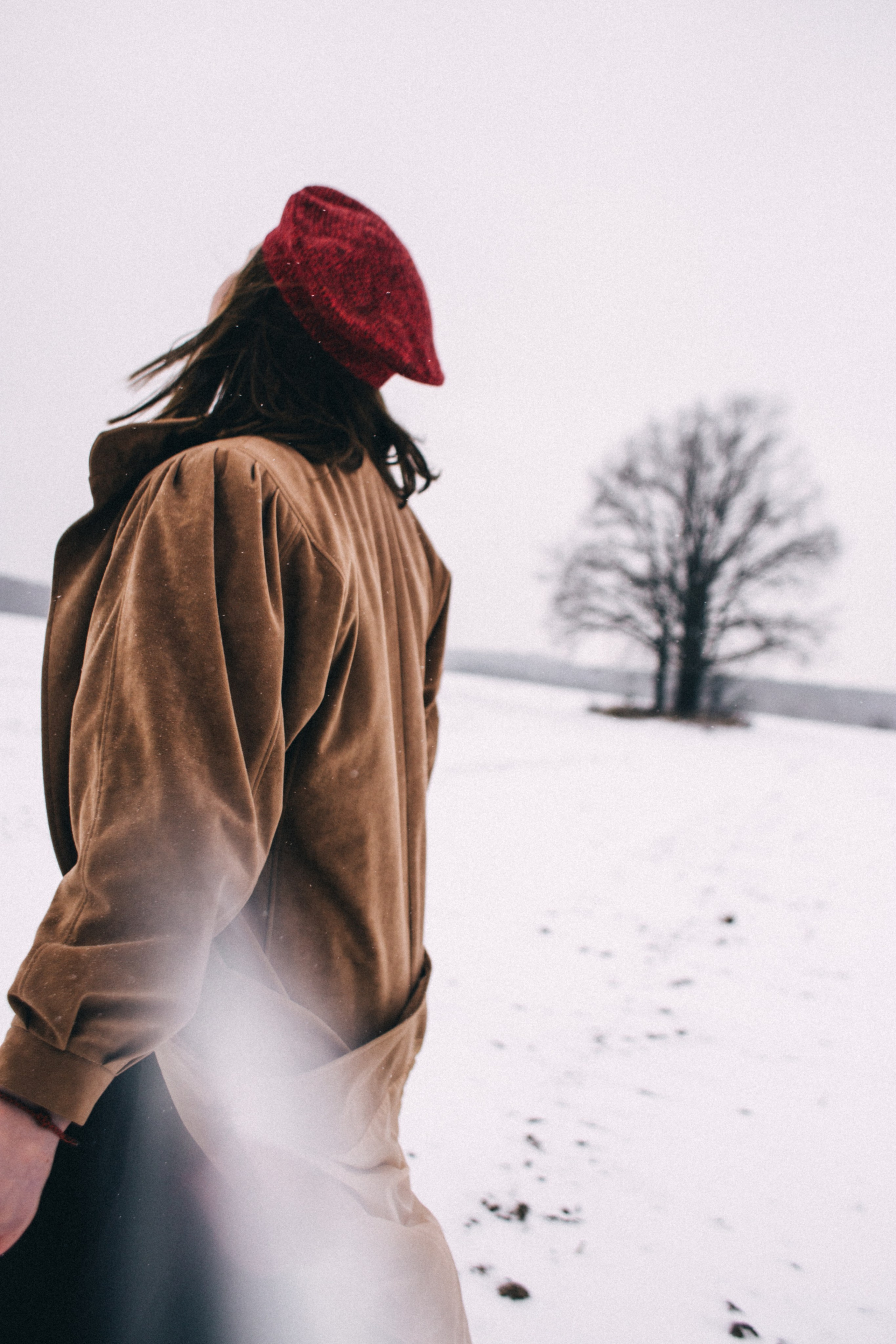 Олеся. Зимнее поле. Фотограф в Нижнем Новгороде