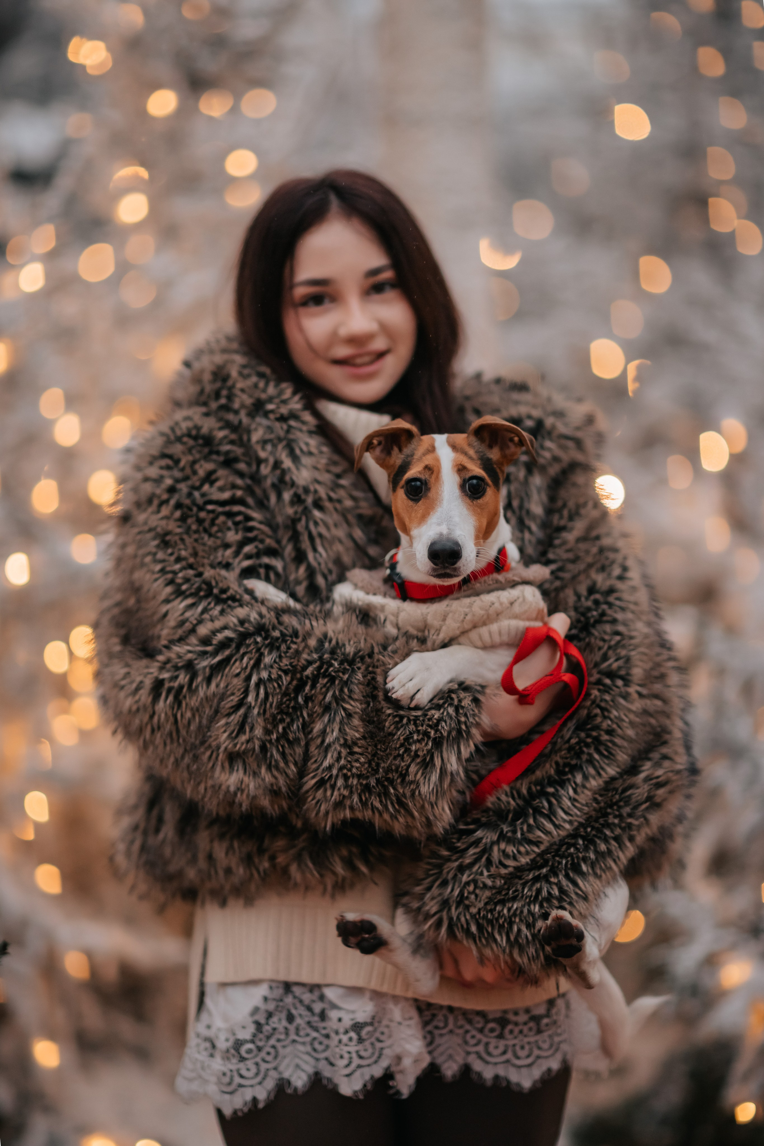 Евгения, Милана и Лилу. Семейный фотограф анималист Мария Крючкова