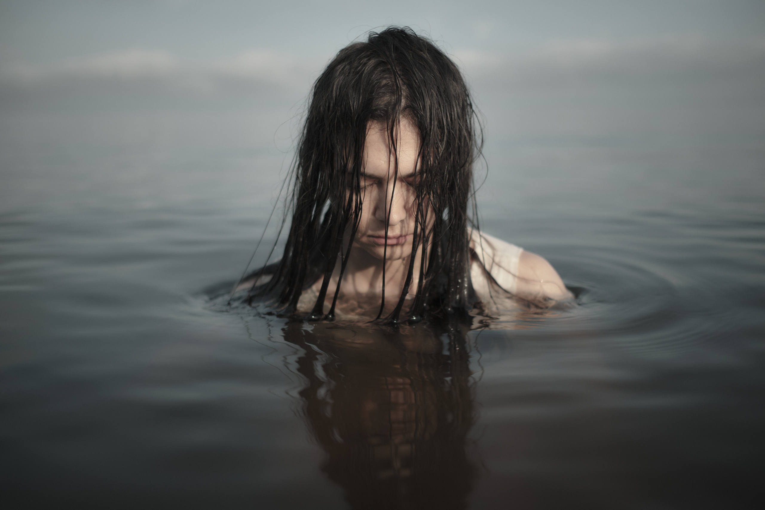Drowned woman. Aleksandr Schafft