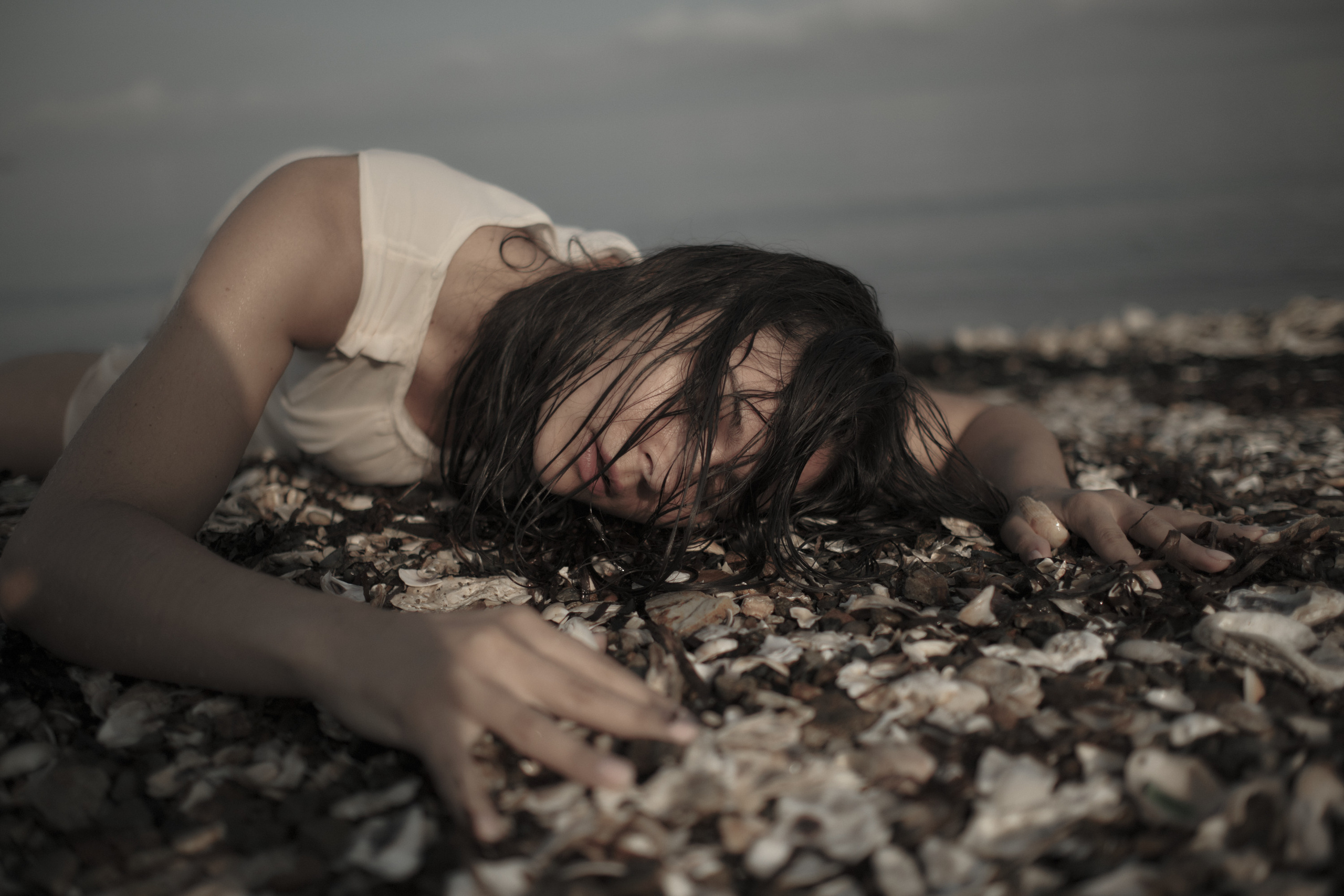 Drowned woman. Aleksandr Schafft