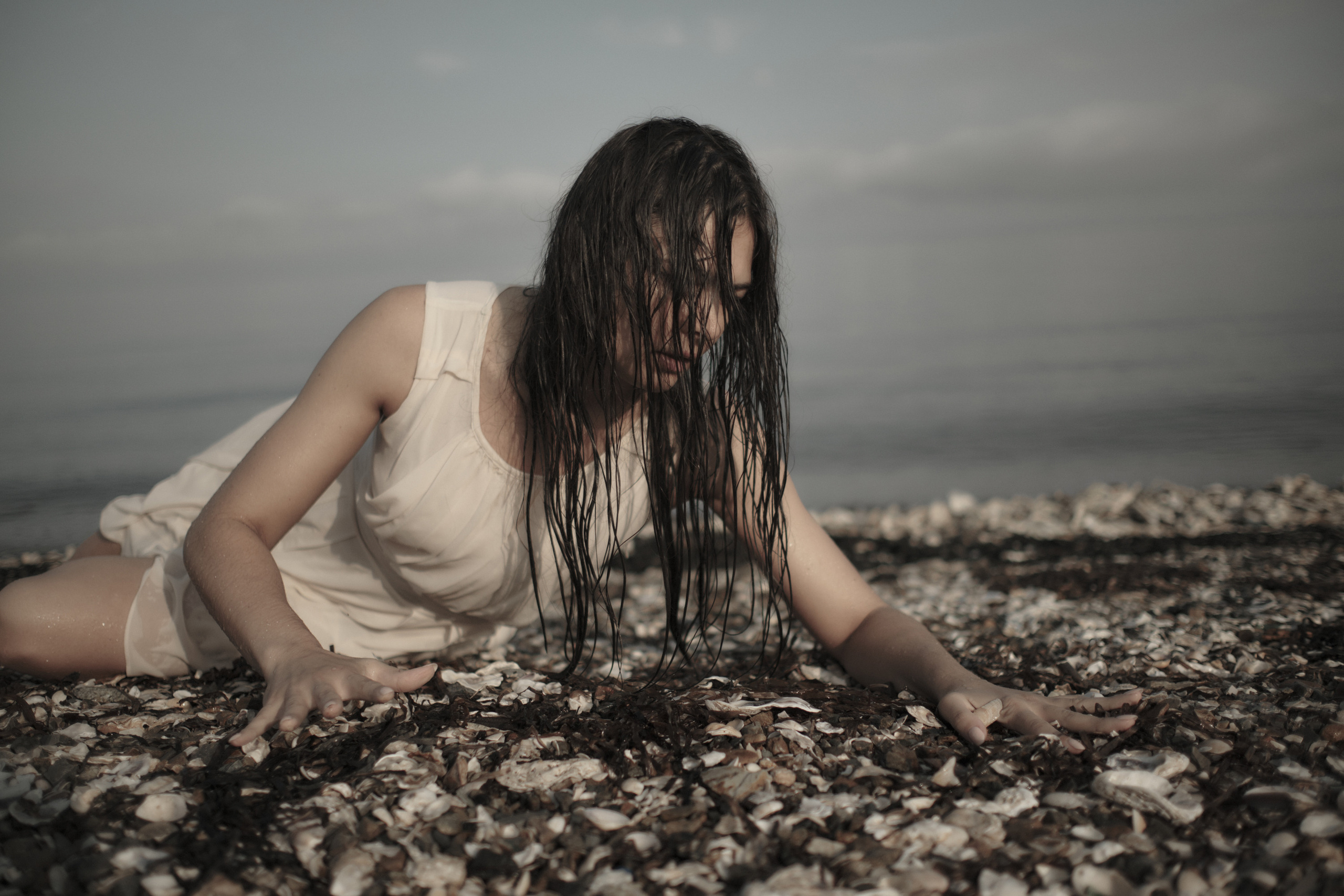 Drowned woman. Aleksandr Schafft