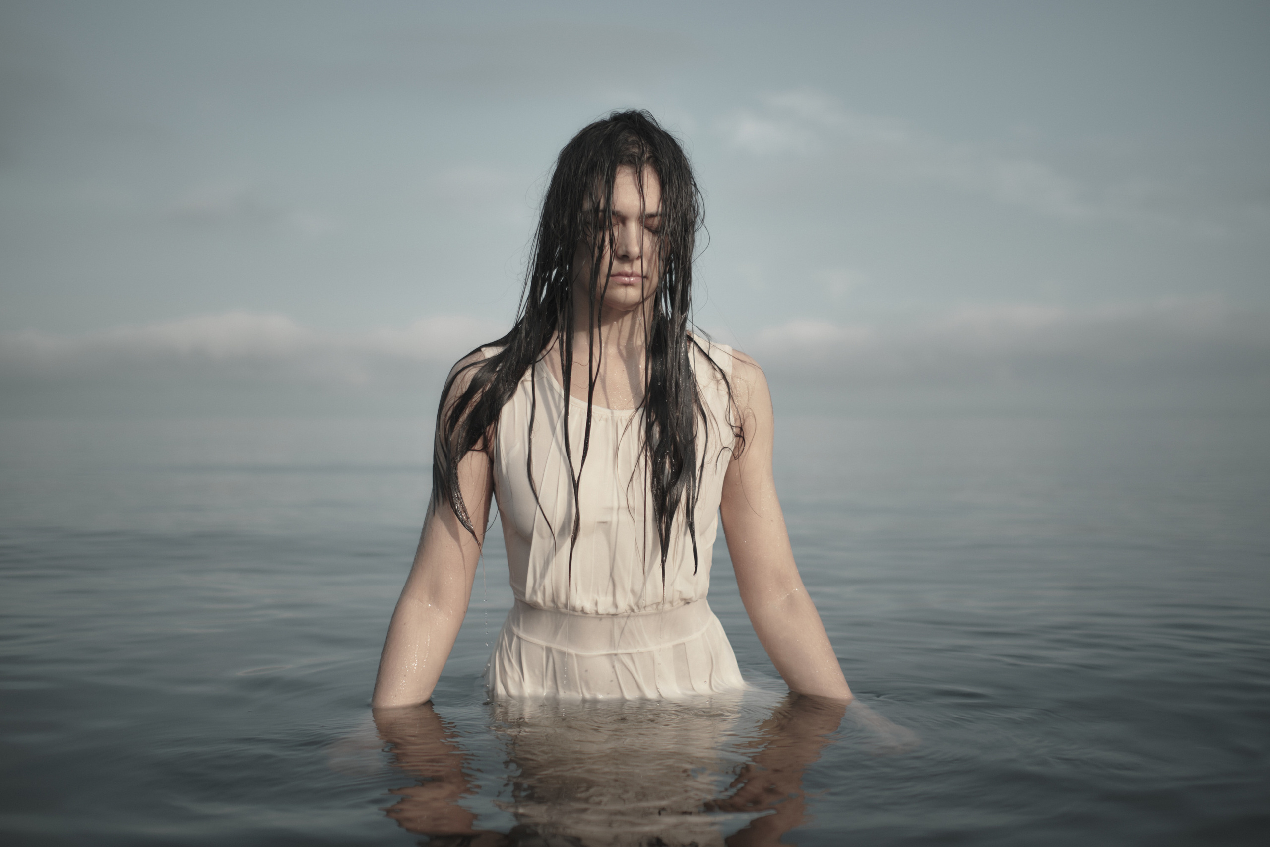 Drowned woman. Aleksandr Schafft