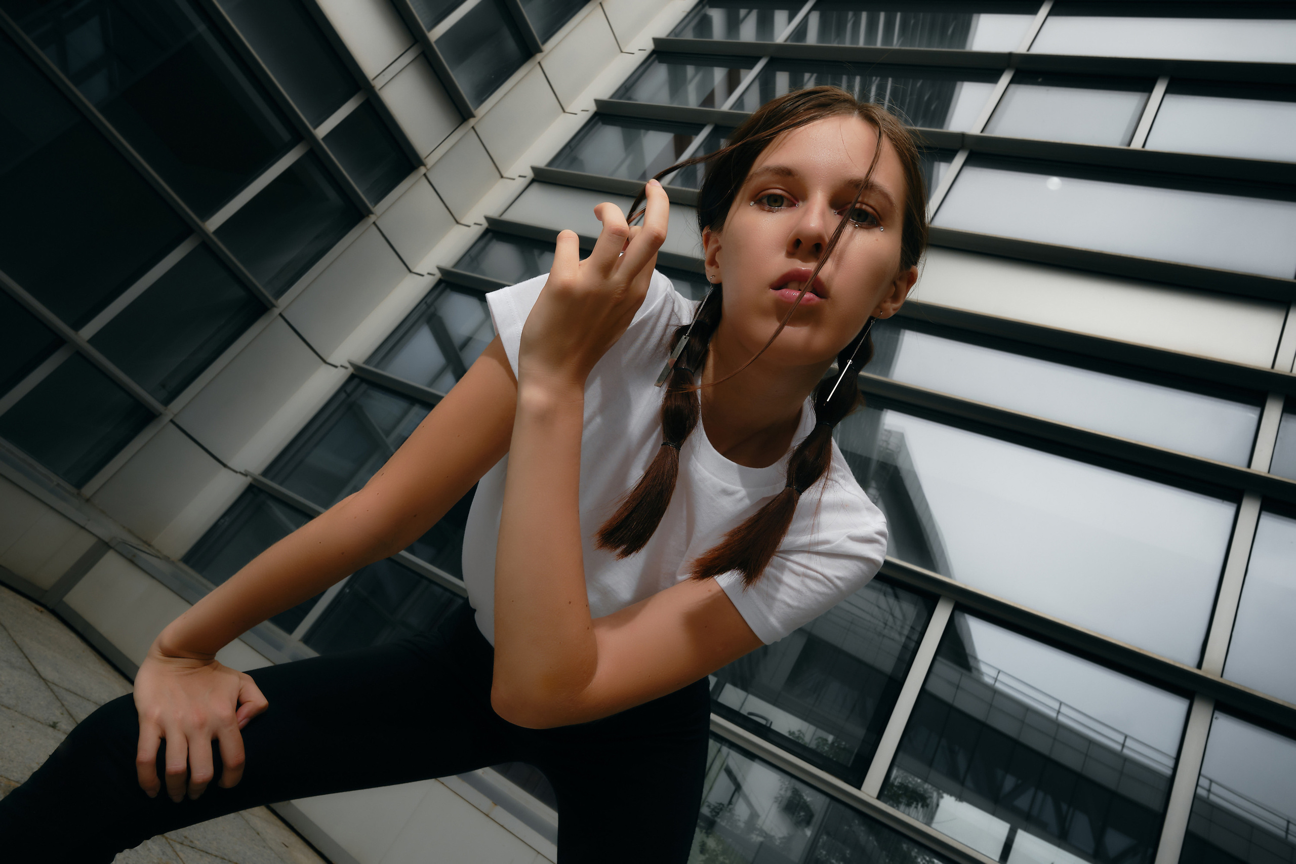 In the lines of buildings. Aleksandr Schafft