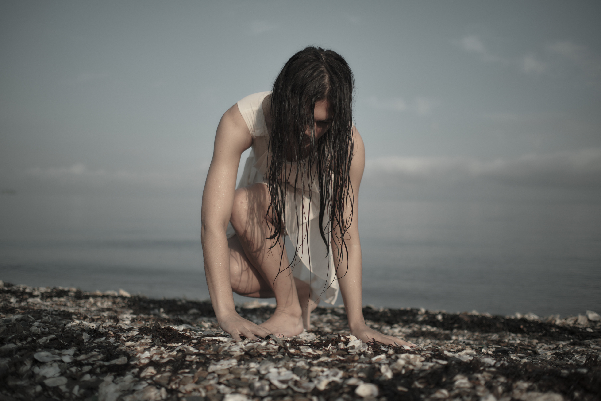 Drowned woman. Aleksandr Schafft