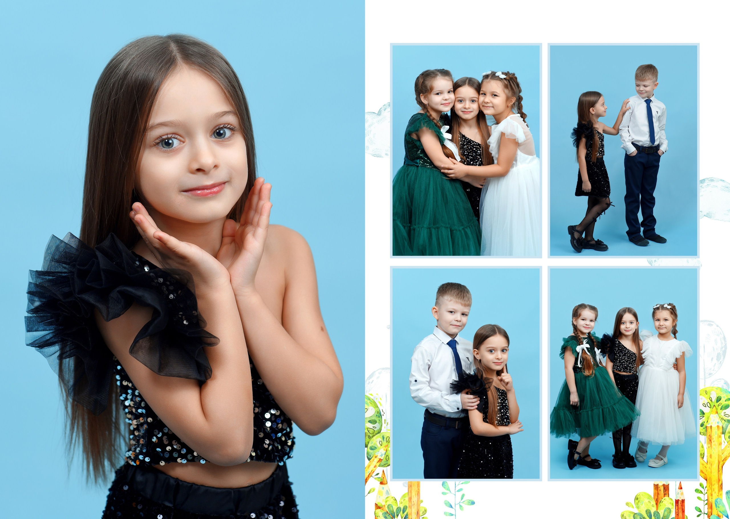 Детский сад. Римма Гусакова. Выпускные фотокниги. Детские и семейные фотосессии