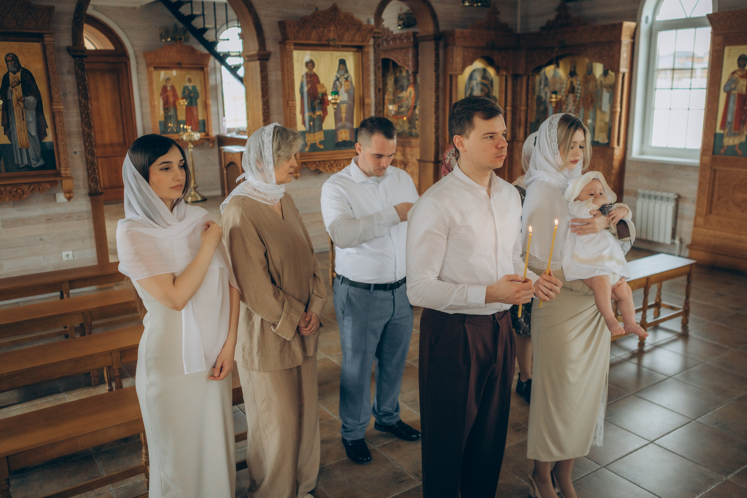 Крещение Льва. Семейный фотограф и фотограф на роды в Ростове-на-Дону Мухина Виктория