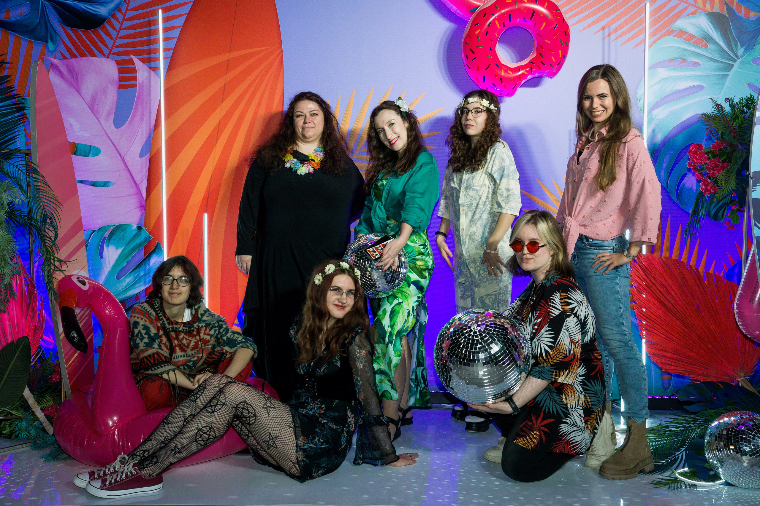 МТС корпоратив Гавайская вечеринка. Фотограф