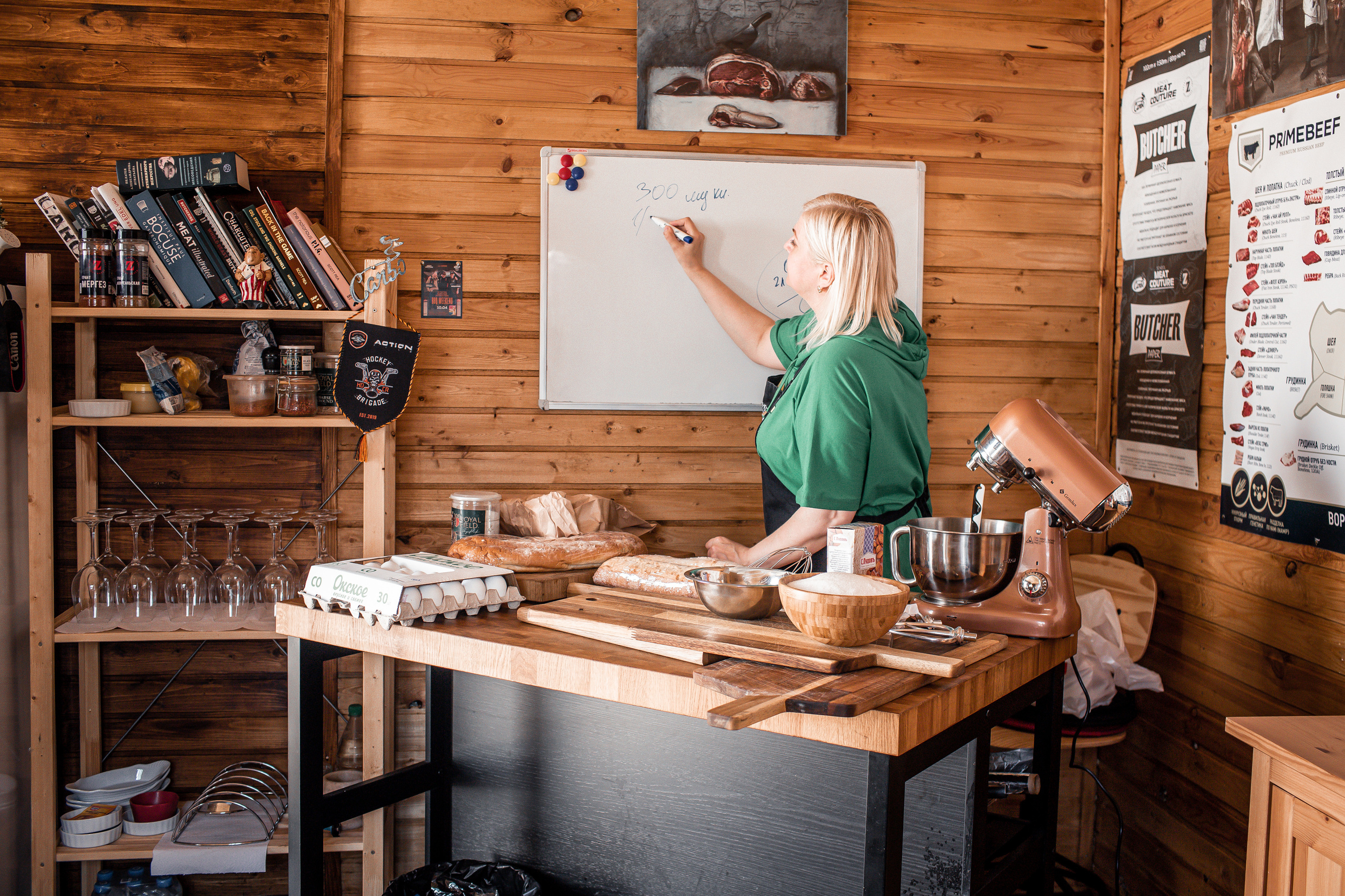 Кулинарный интенсив школы Meat Couture. Семейный фотограф в Москве Наталья Чуб, заказать Фотокнигу