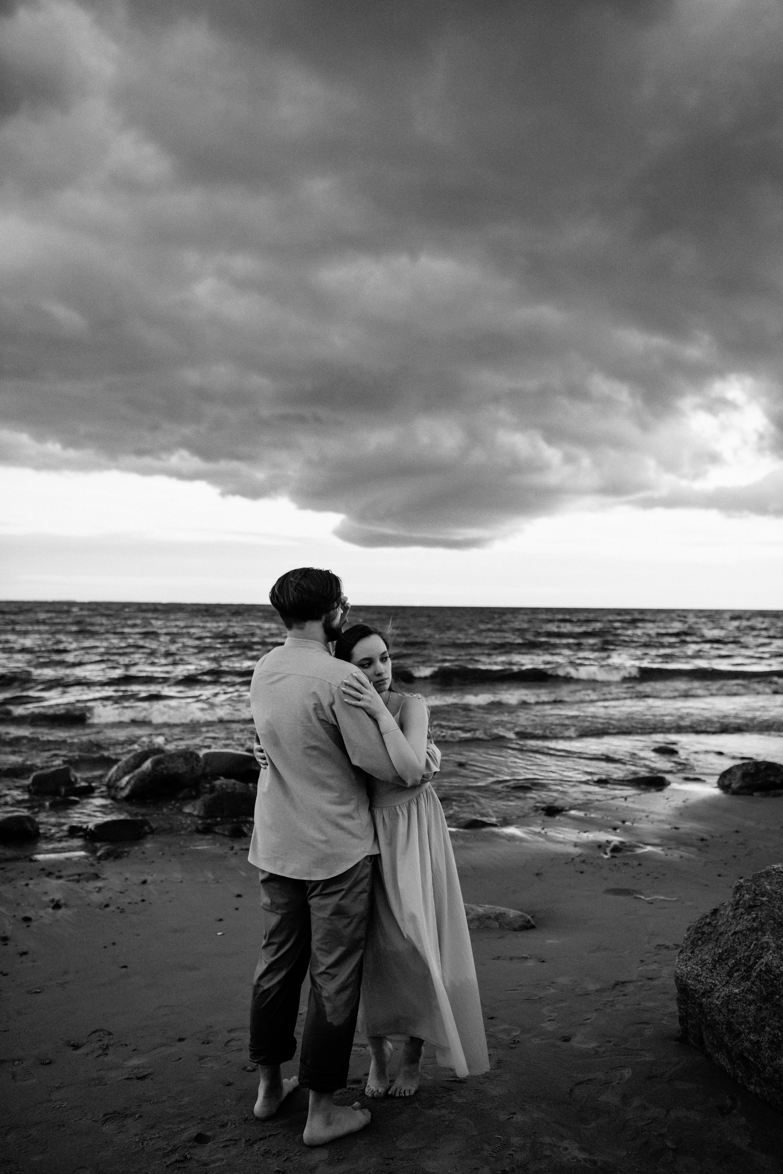 Настя и Вова Финский залив. Свадебный фотограф в Санкт-Петербурге София Шубик