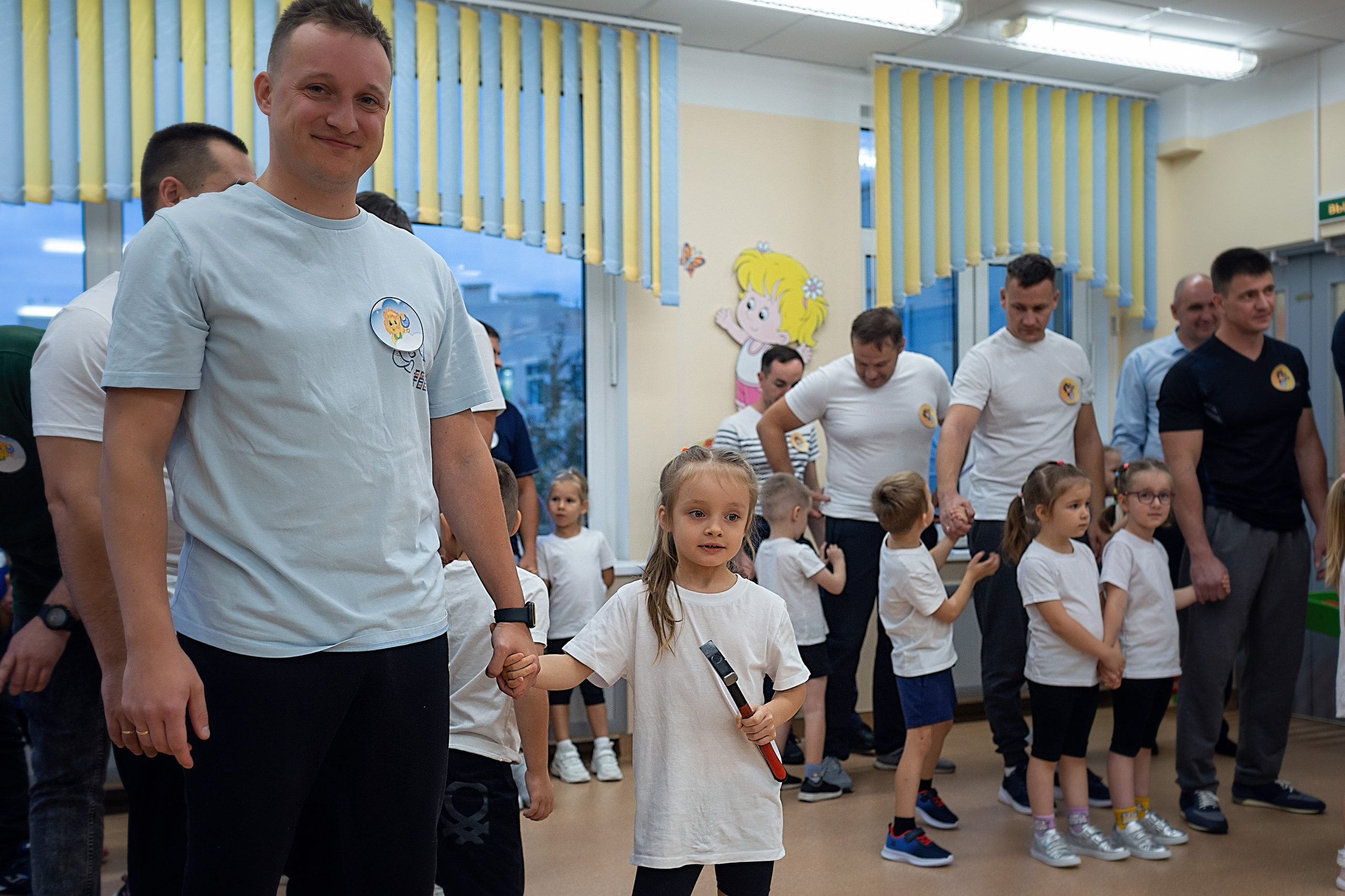 День пап в детском саду_2024. Семейный фотограф в Санкт-Петербурге