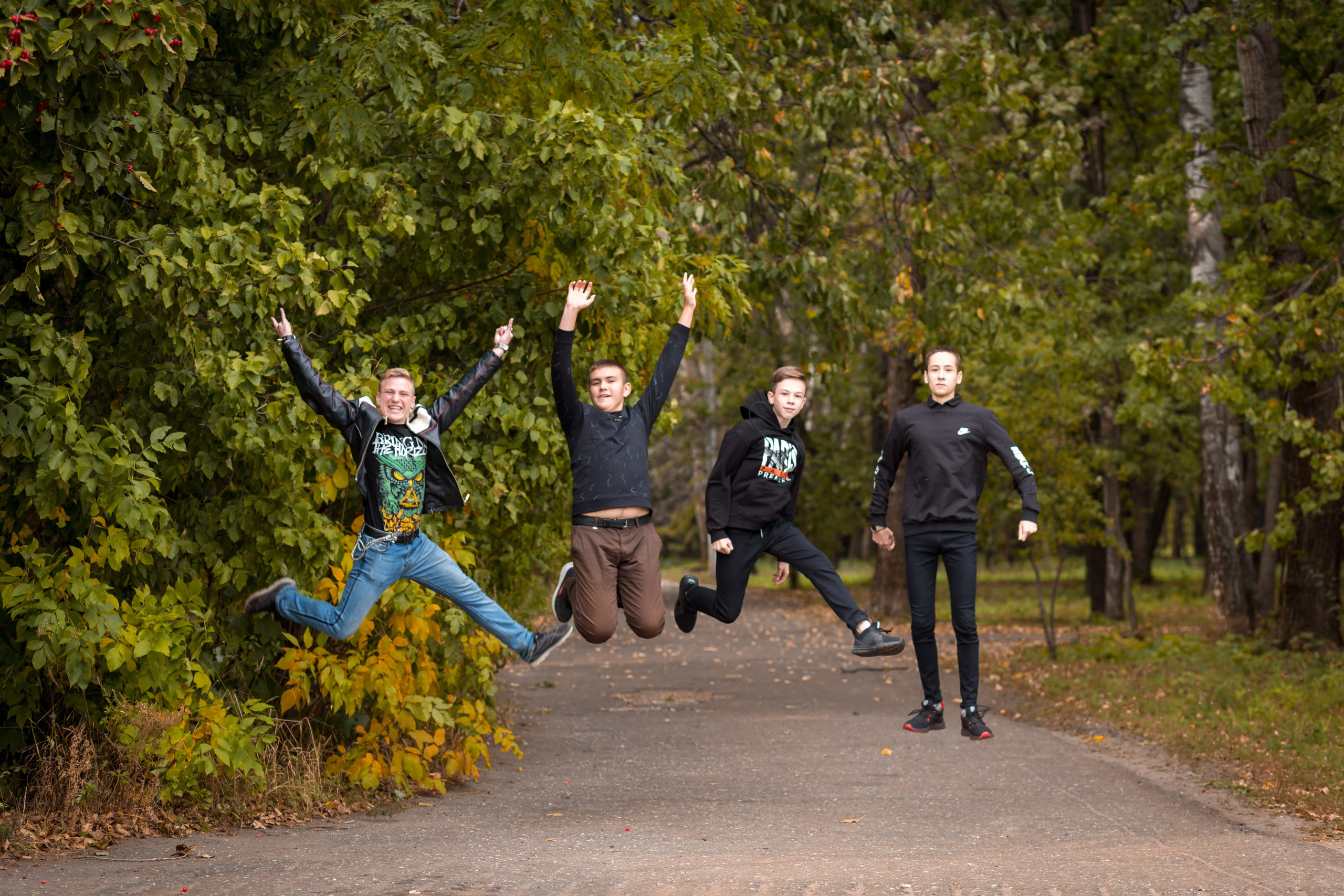 Съёмка в парке. Выпускные альбомы «Эврика» в Нижнем Новгороде