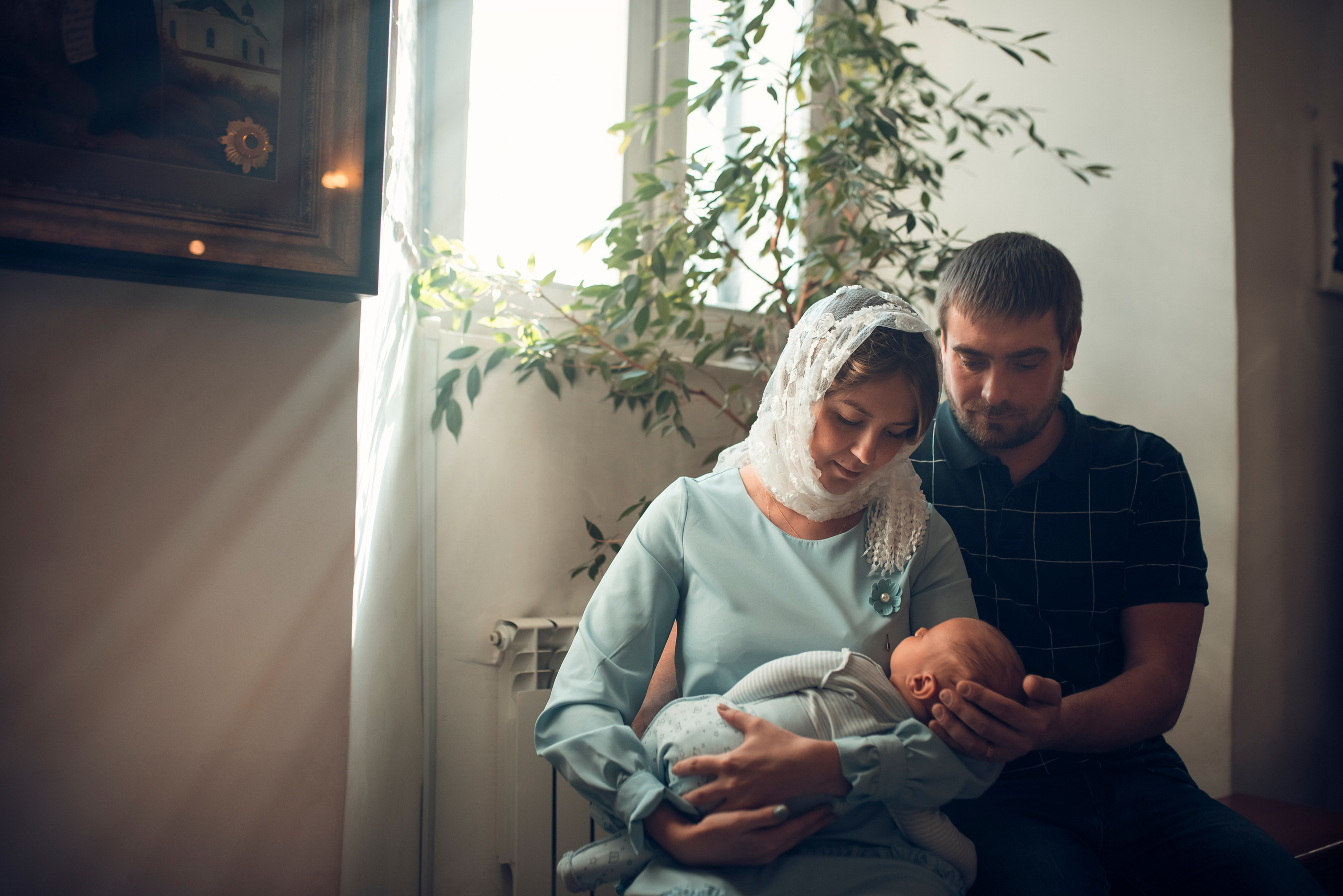 Таинство Крещения Храм Входа Господня в Иерусалим. Семейный фотограф Олеся Батурина Рязань