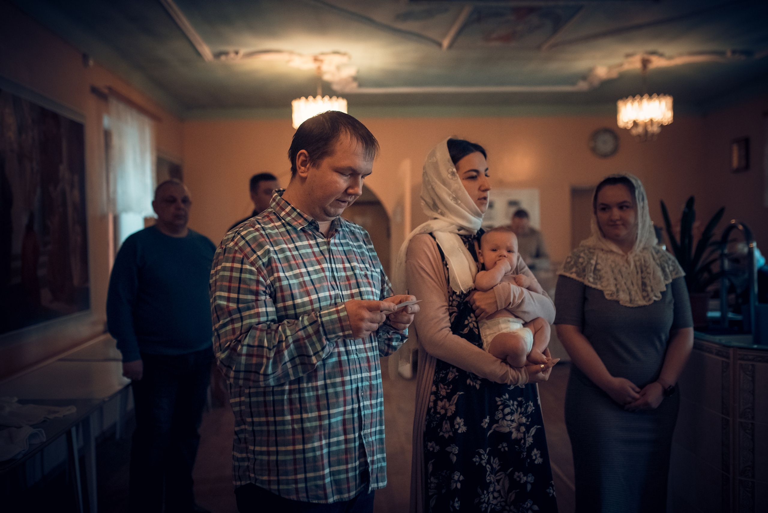 Таинство Крещения Церковь Иоакима и Анны при Борисоглебском соборе. Семейный фотограф Олеся Батурина Рязань