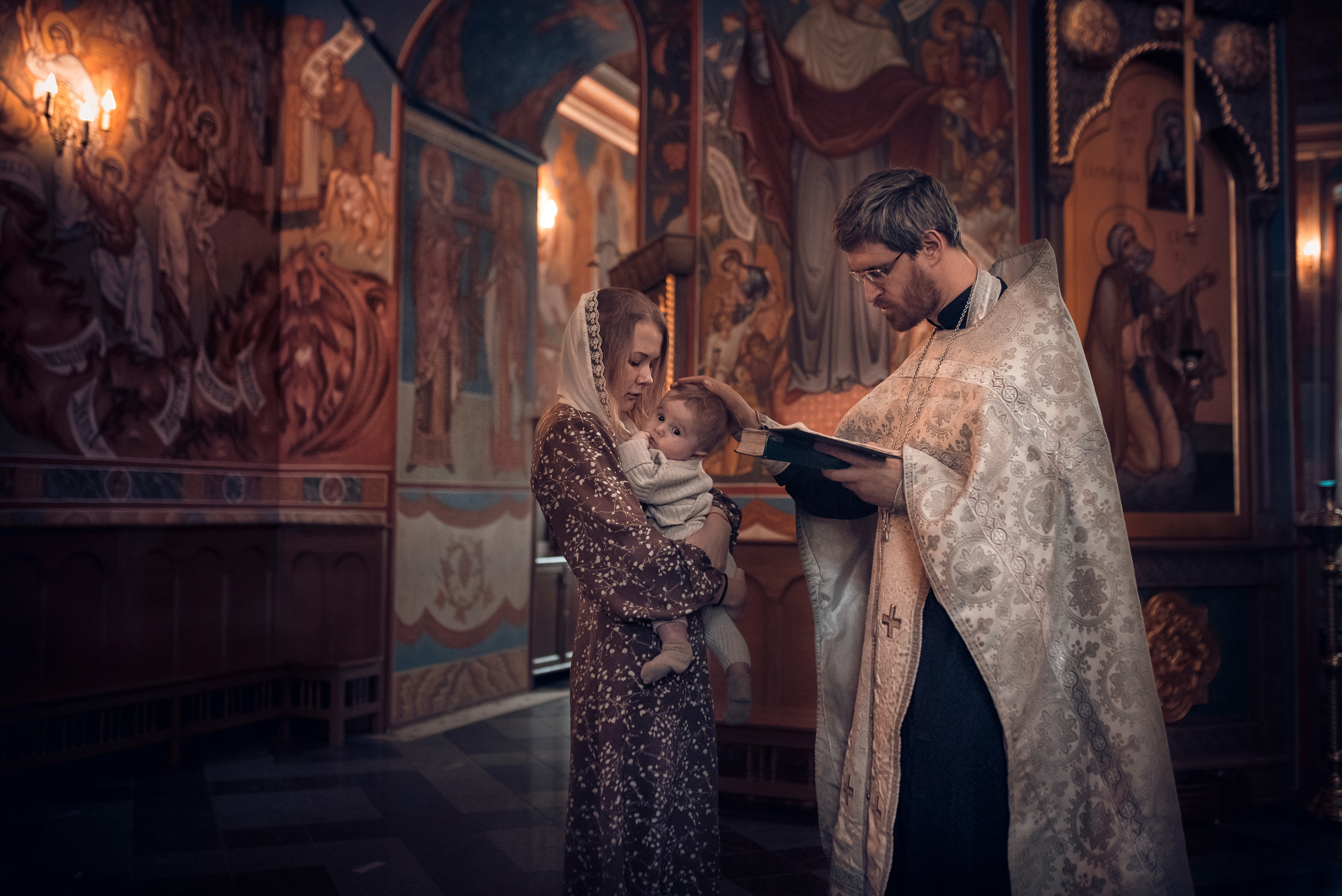 Таинство Крещения Егора. Семейный фотограф Олеся Батурина Рязань