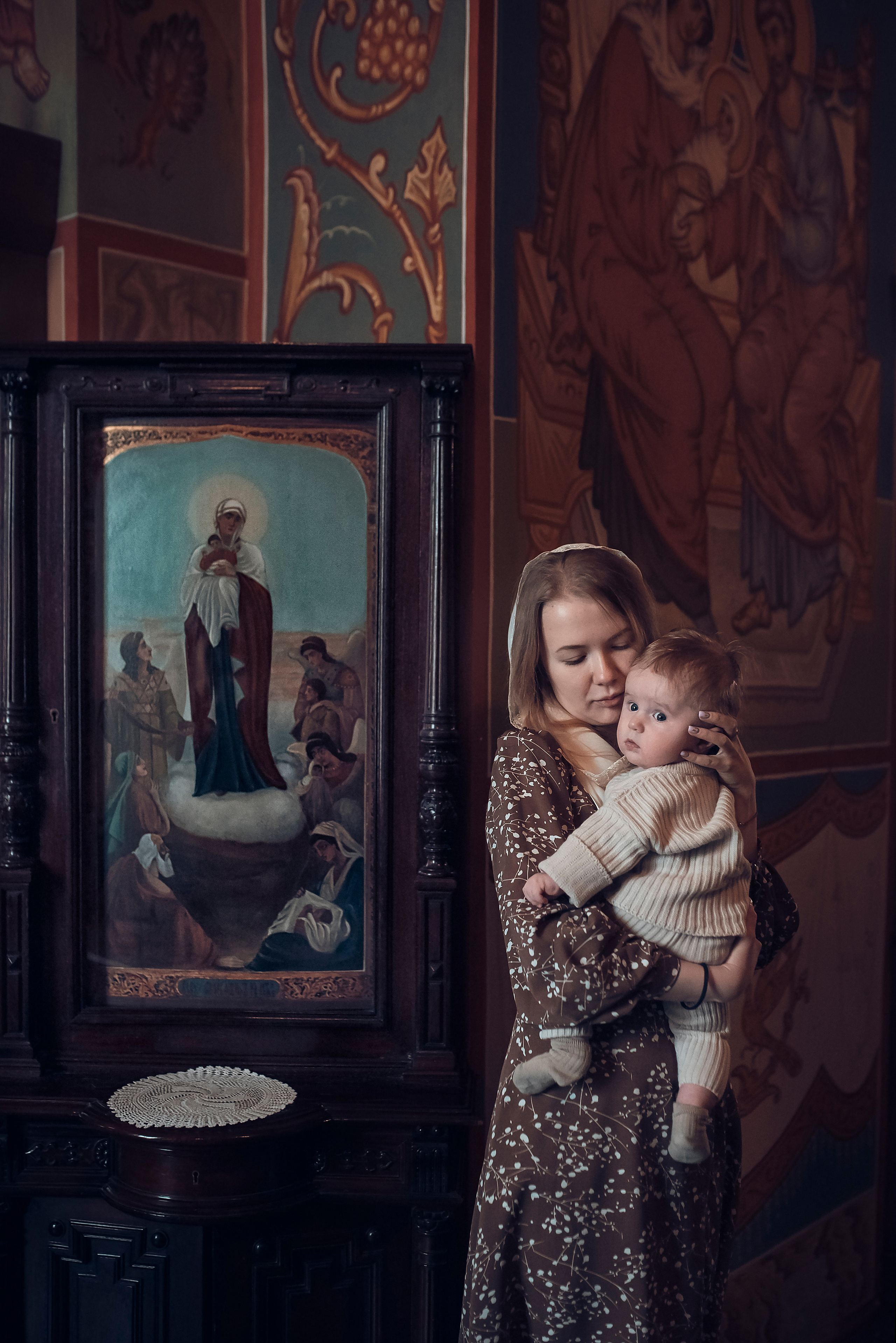 Таинство Крещения Егора. Семейный фотограф Олеся Батурина Рязань