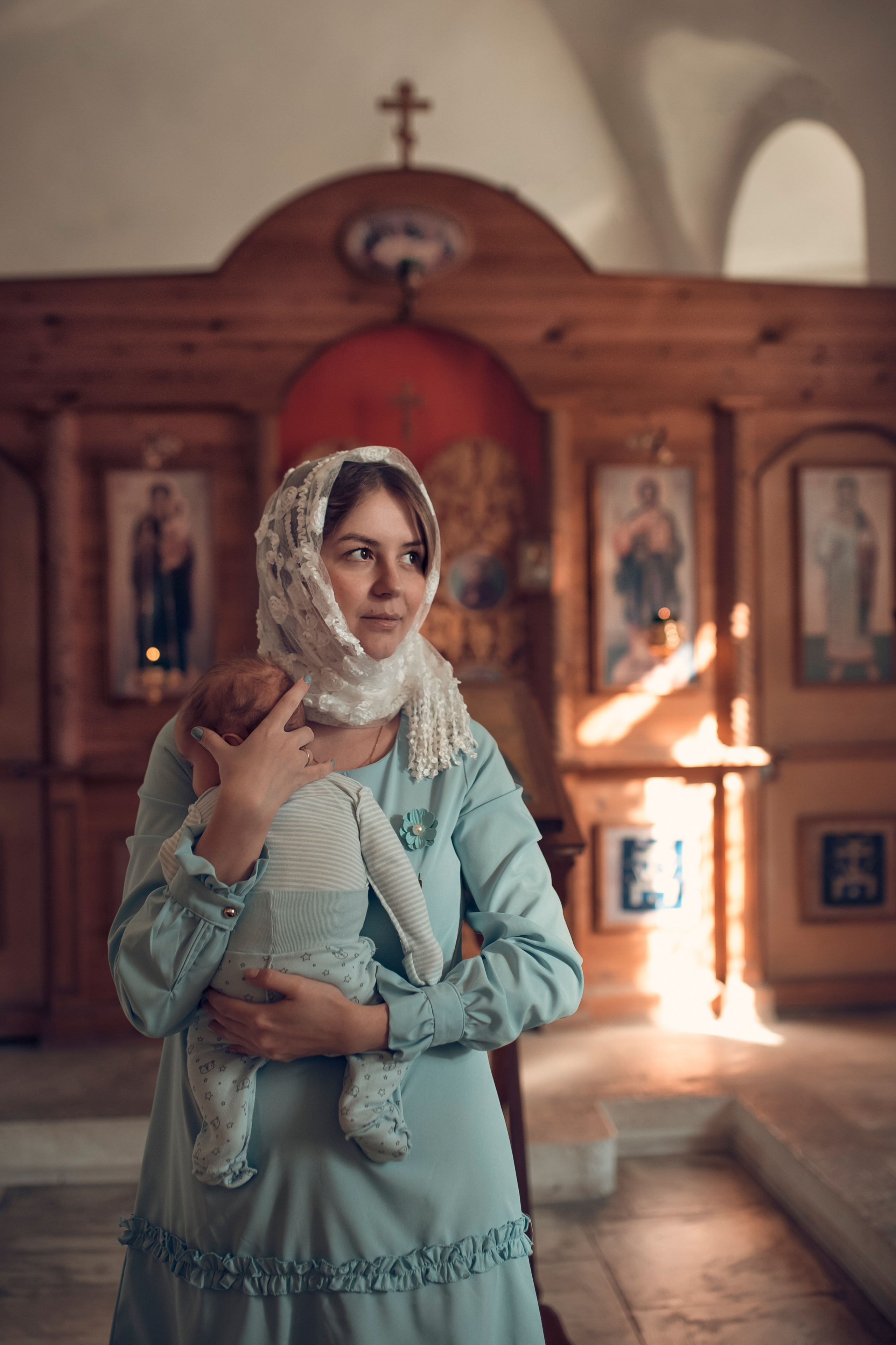 Таинство Крещения Храм Входа Господня в Иерусалим. Семейный фотограф Олеся Батурина Рязань
