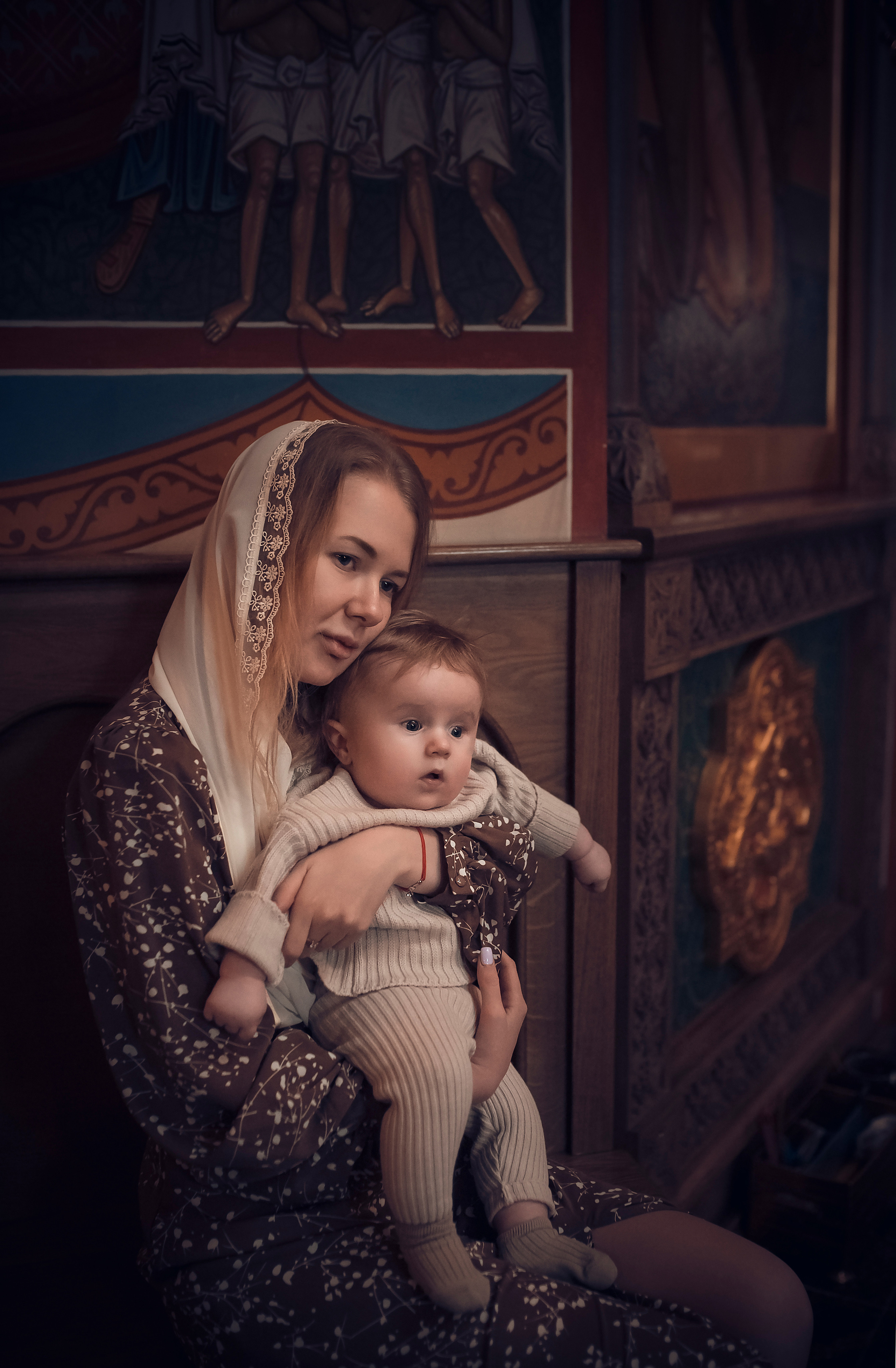 Таинство Крещения Егора. Семейный фотограф Олеся Батурина Рязань