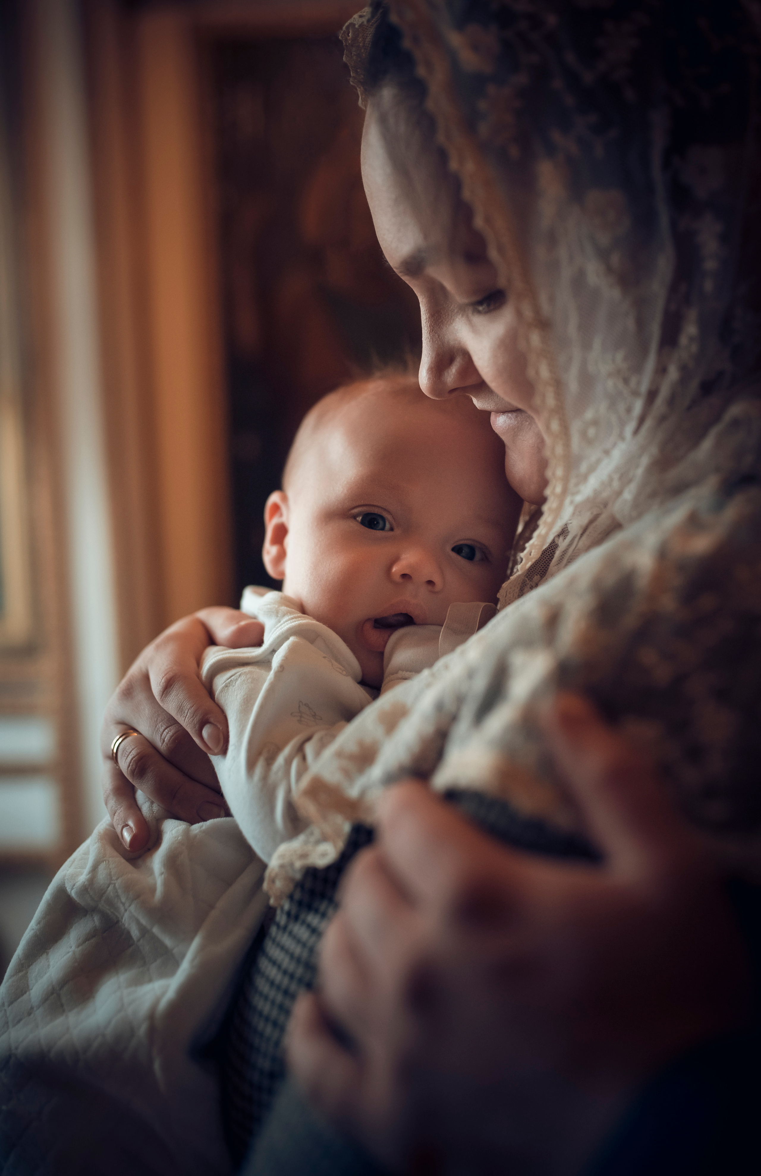 Таинство Крещения Церковь Иоакима и Анны при Борисоглебском соборе. Семейный фотограф Олеся Батурина Рязань