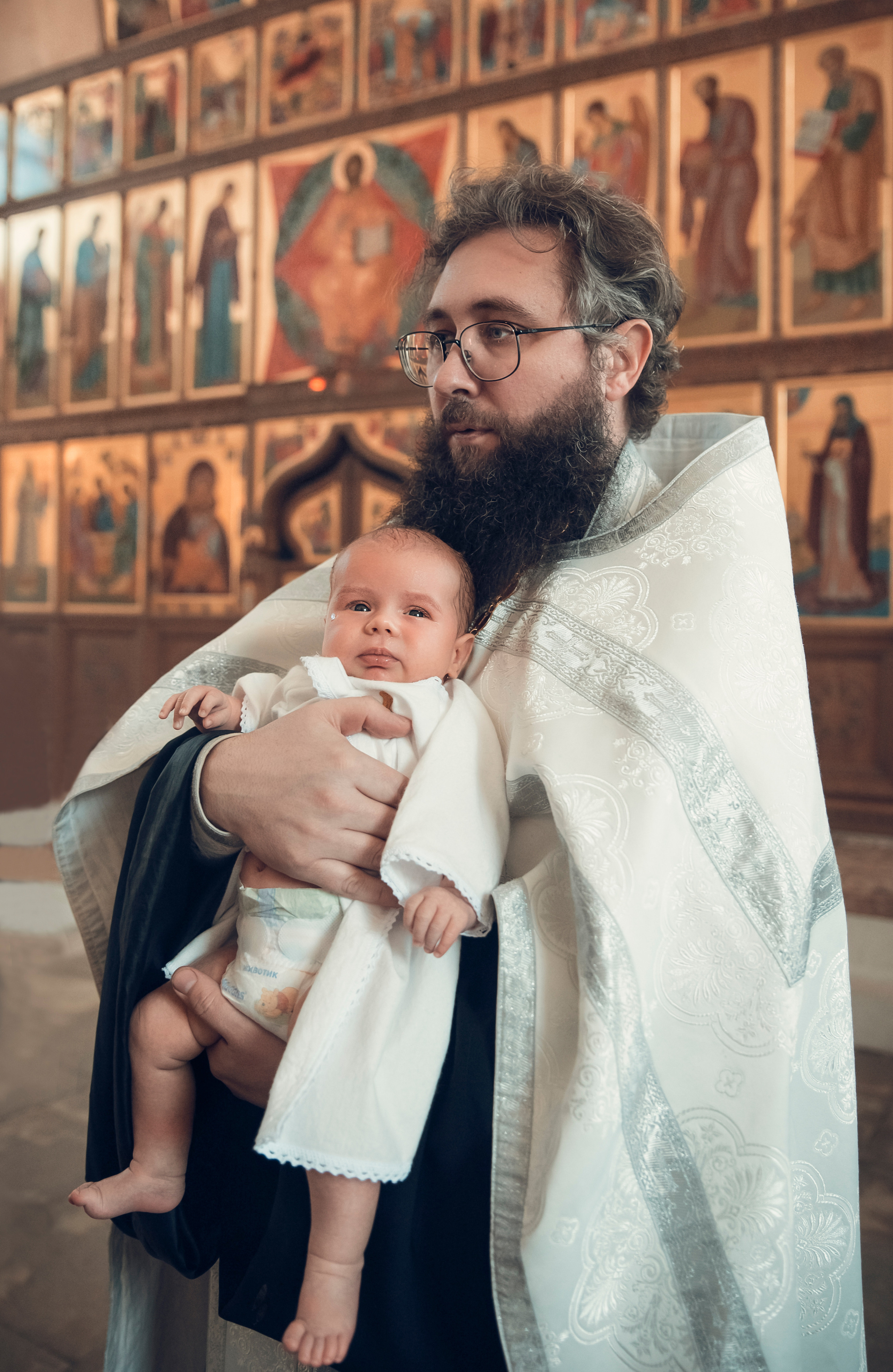 Таинство Крещения Храм Входа Господня в Иерусалим. Семейный фотограф Олеся Батурина Рязань