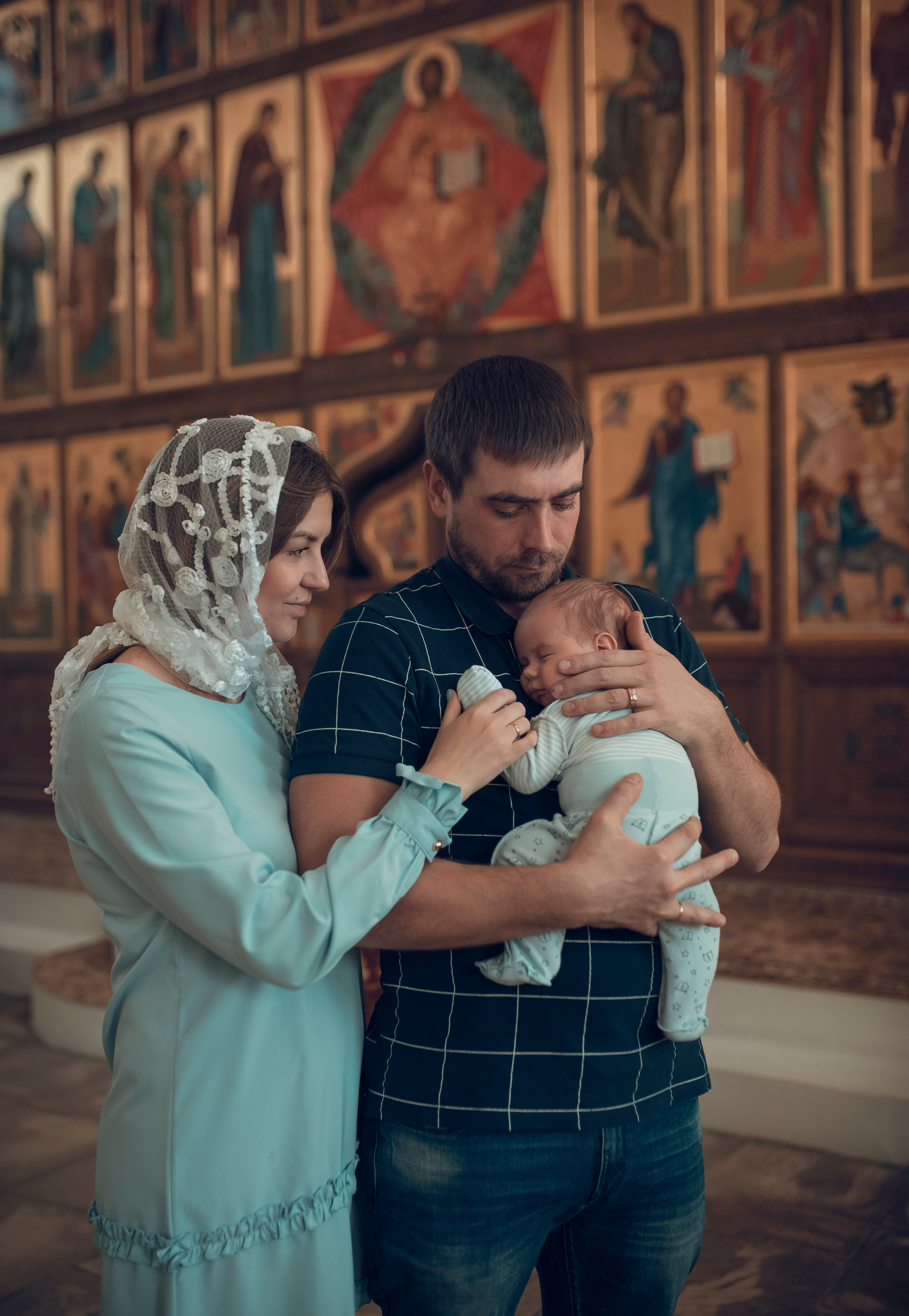 Таинство Крещения Храм Входа Господня в Иерусалим. Семейный фотограф Олеся Батурина Рязань