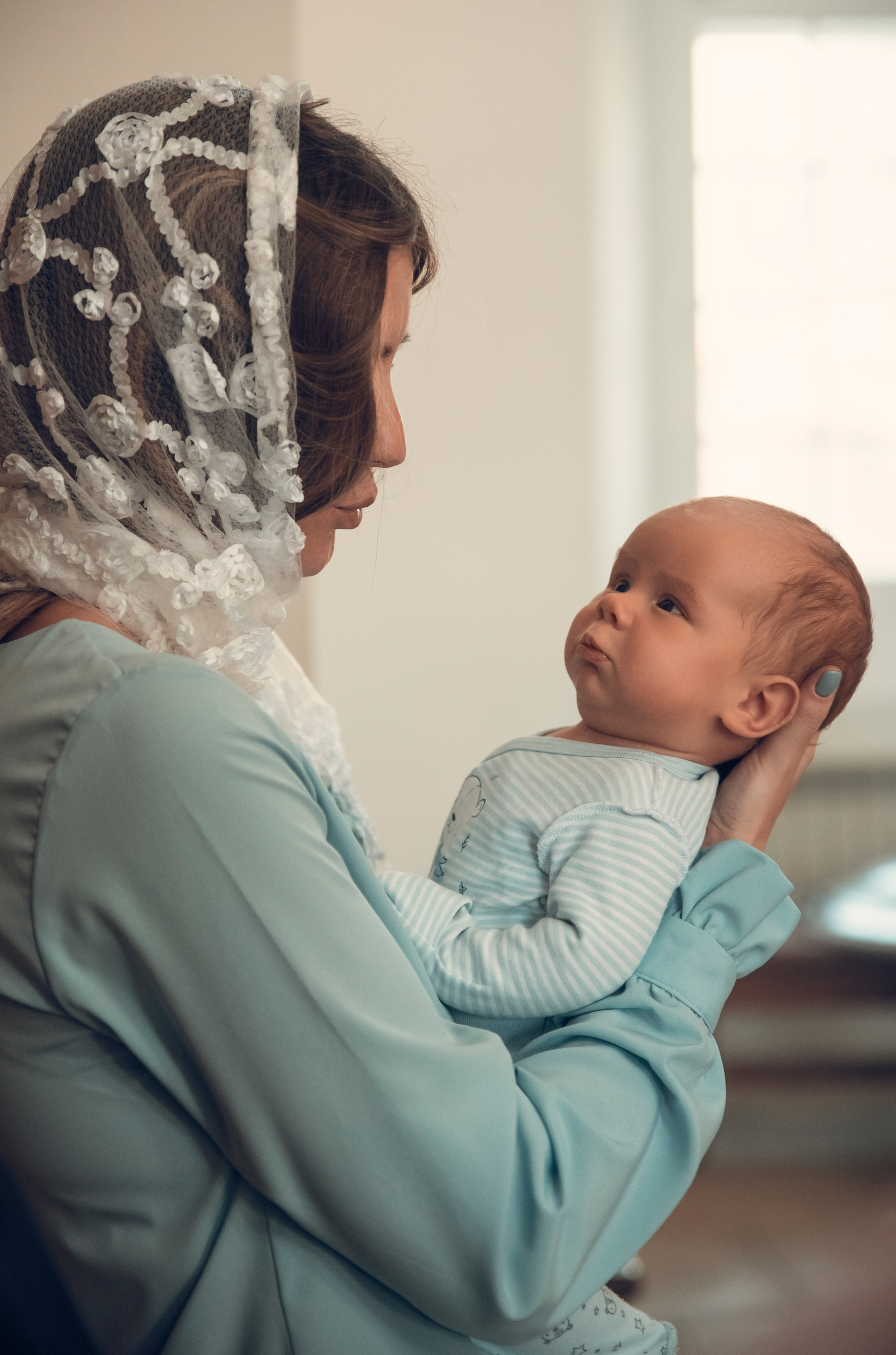 Таинство Крещения Храм Входа Господня в Иерусалим. Семейный фотограф Олеся Батурина Рязань