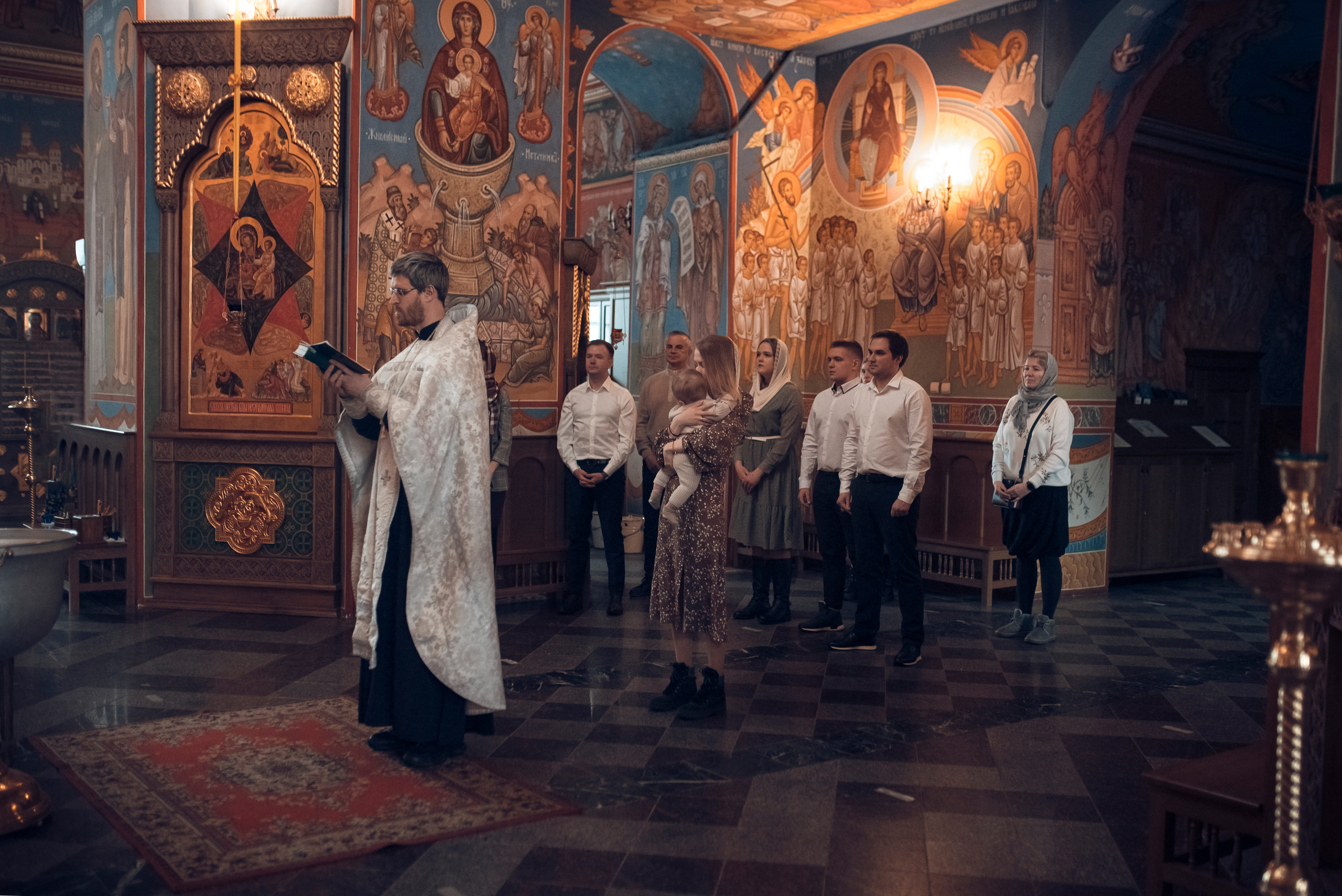 Таинство Крещения Егора. Семейный фотограф Олеся Батурина Рязань